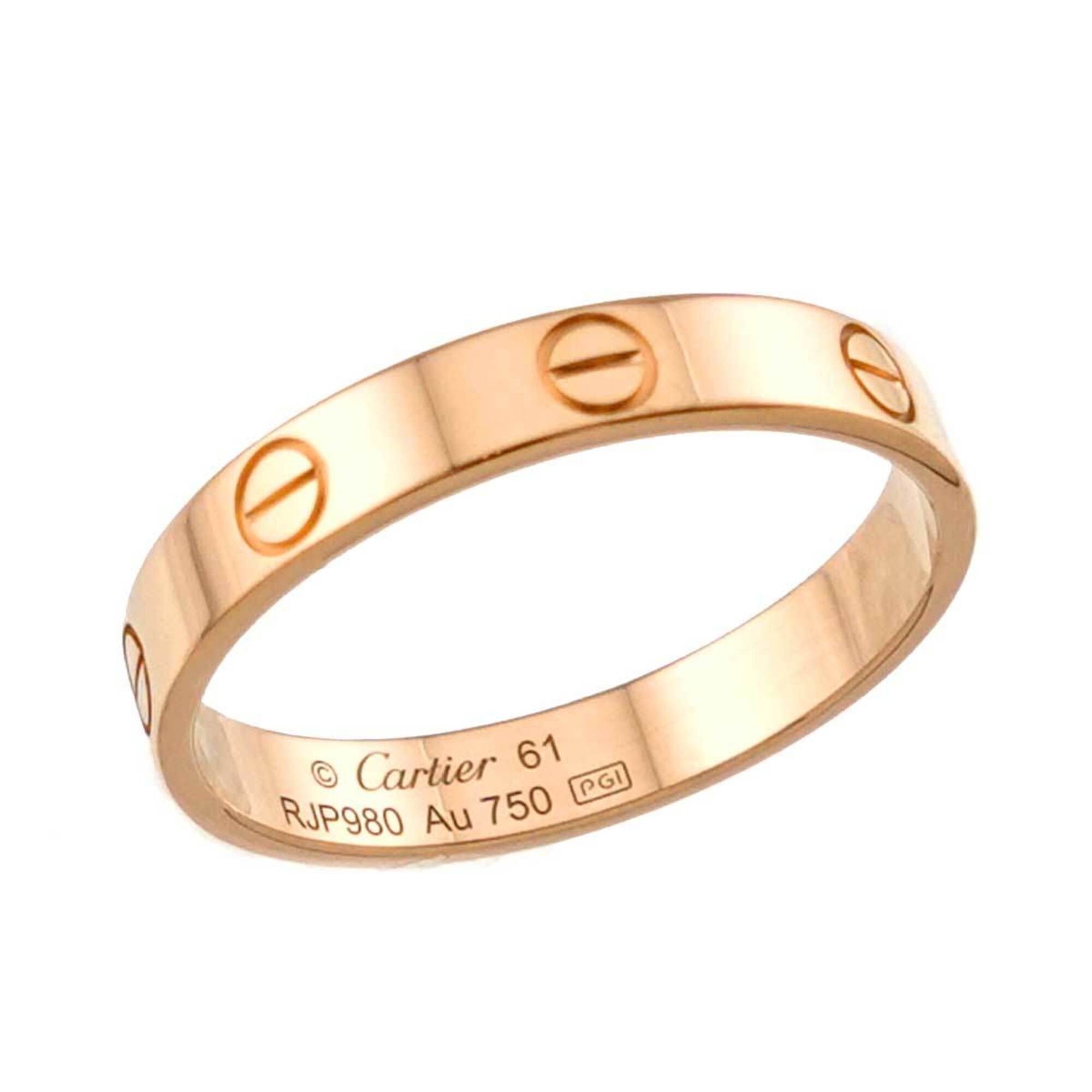 Cartier Pink Gold (18K) Band Ring (Pre-Owned)
