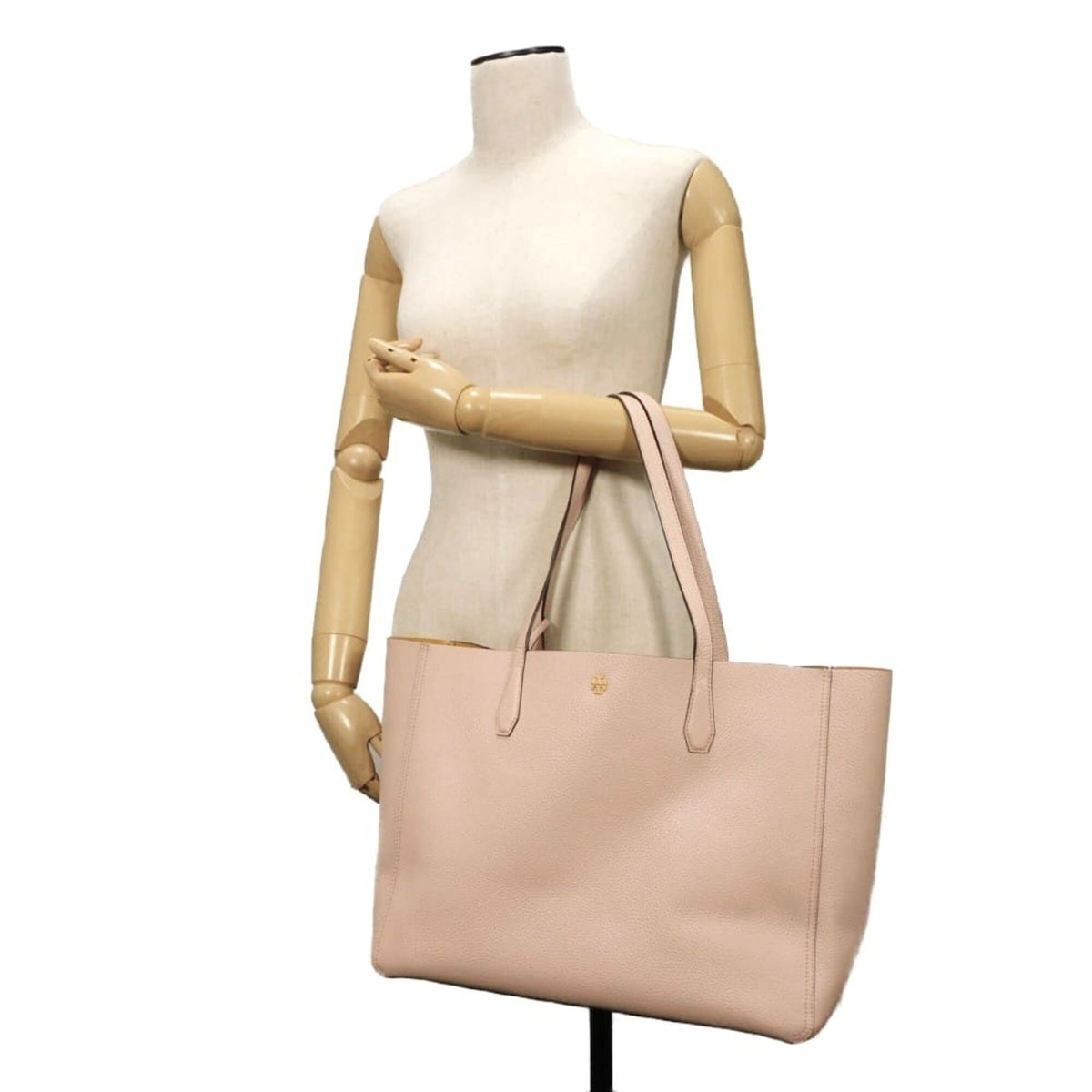 Tory Burch Pink Leather Tote Bag (Pre-Owned)