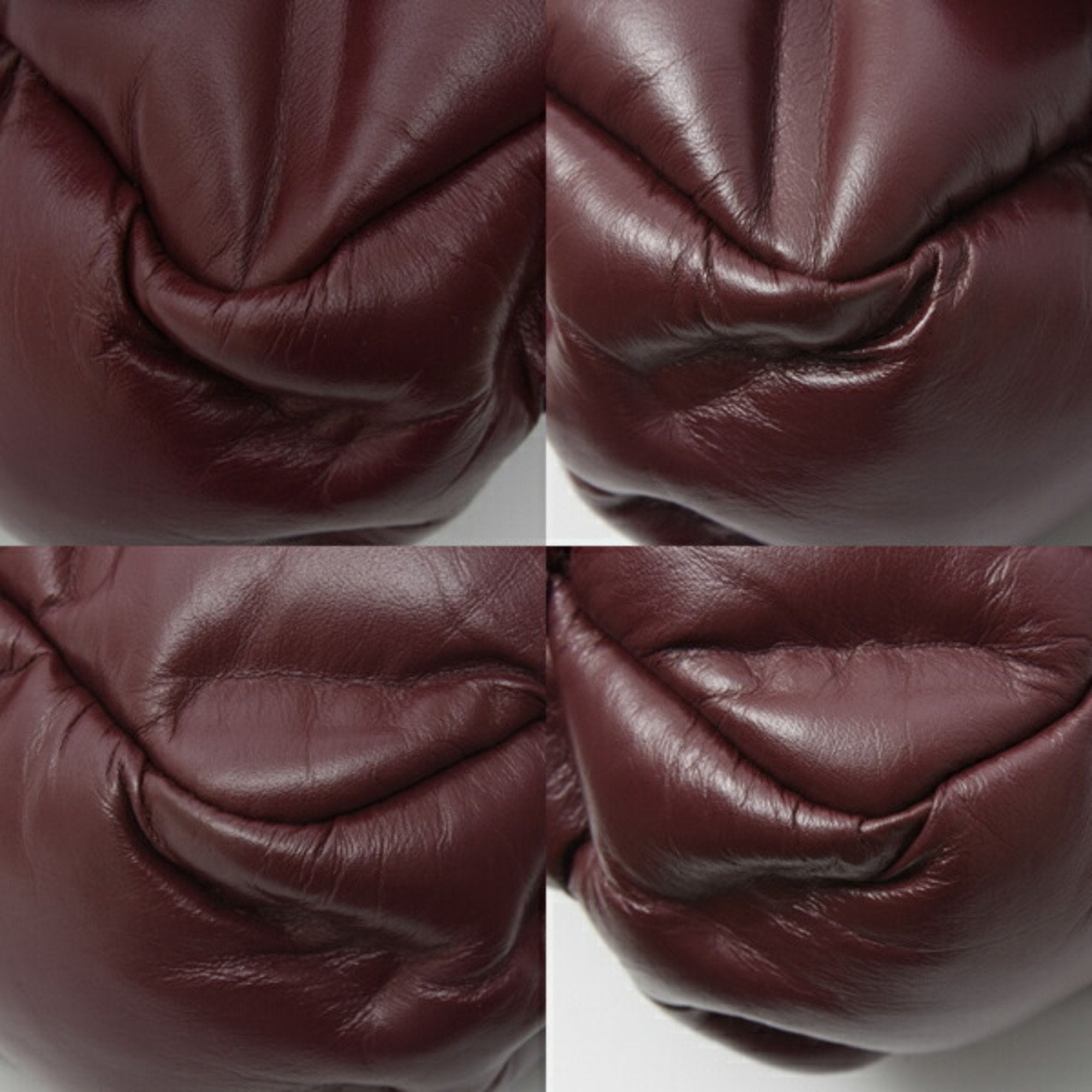 Chanel Matelasse Bordeaux Leather Shoulder Bag (Pre-Owned)