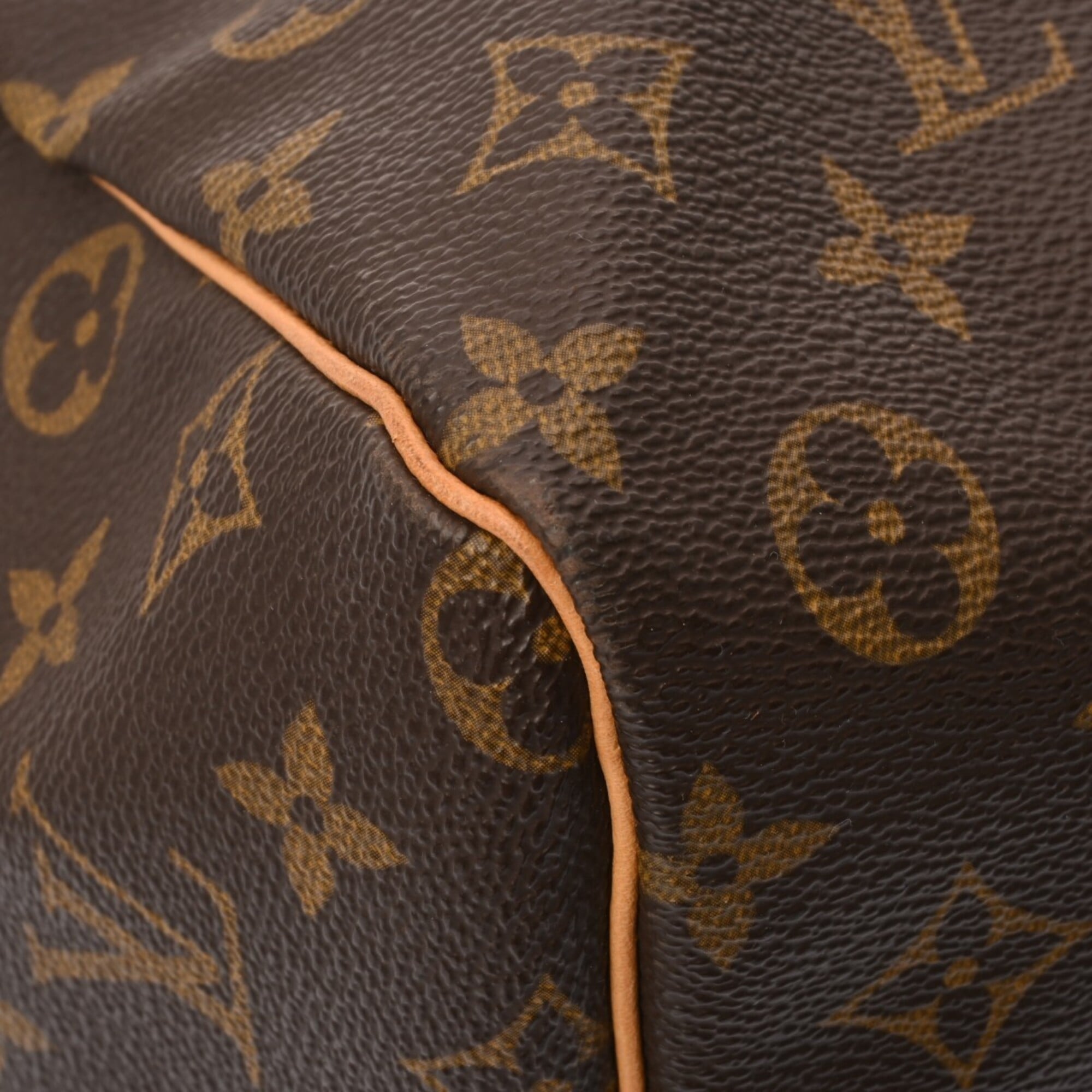 Louis Vuitton Brown Monogram Canvas Boston Bag (Pre-Owned)