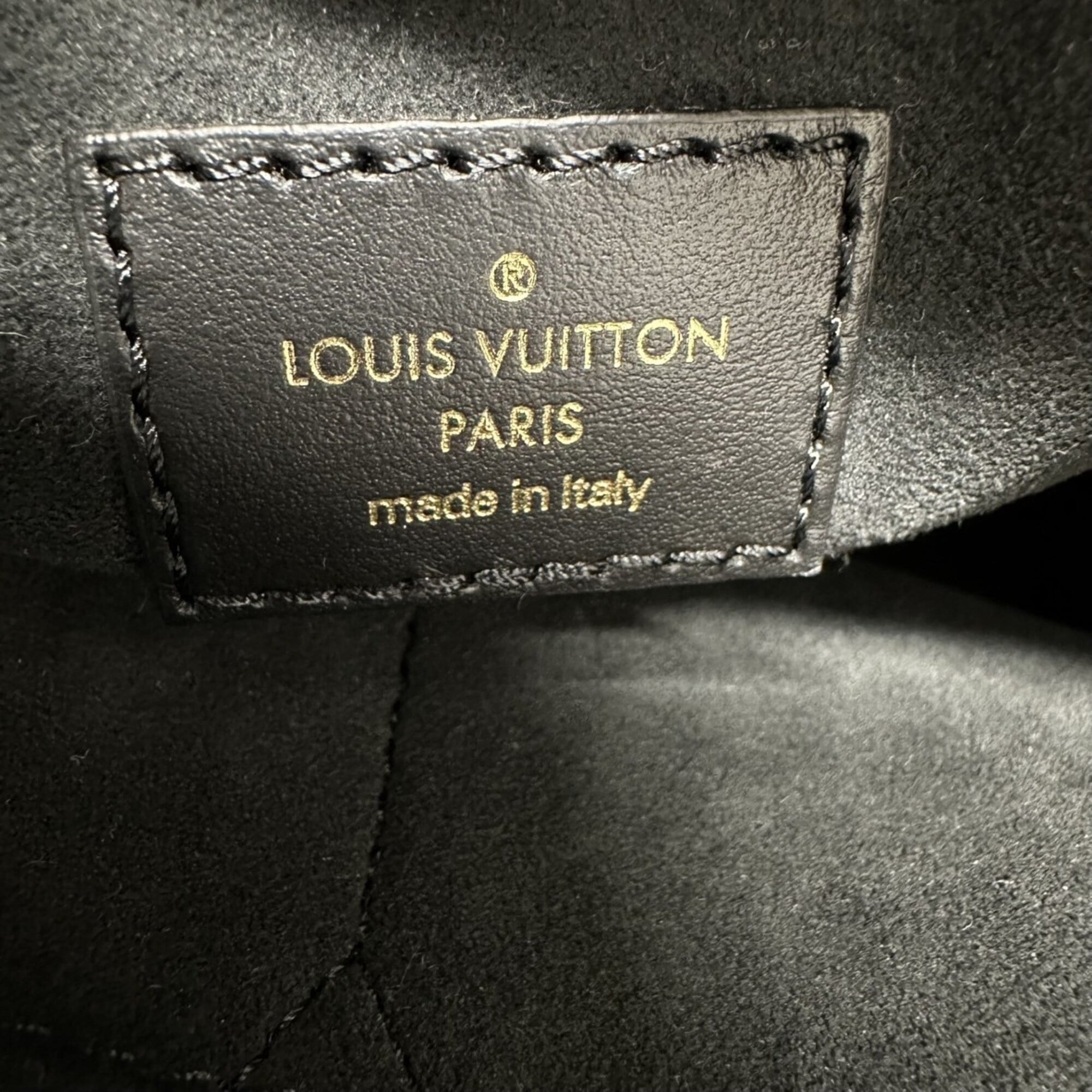 Louis Vuitton Monogram Empreinte Black Noir Monogram Empreinte Handbag Shoulder Bag (Pre-Owned)