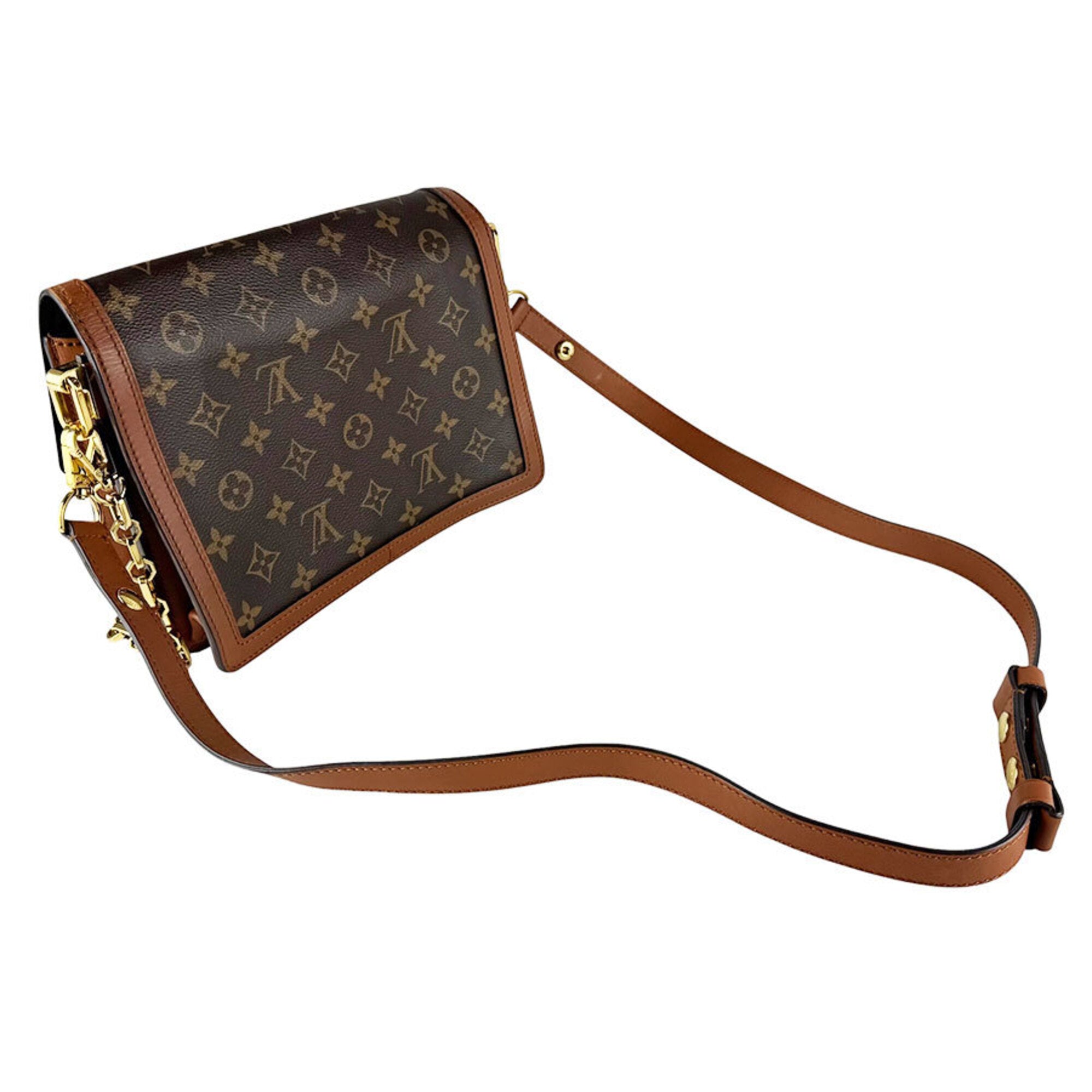 Louis Vuitton Brown Monogram Reverse Monogram Reverse Shoulder Bag (Pre-Owned)