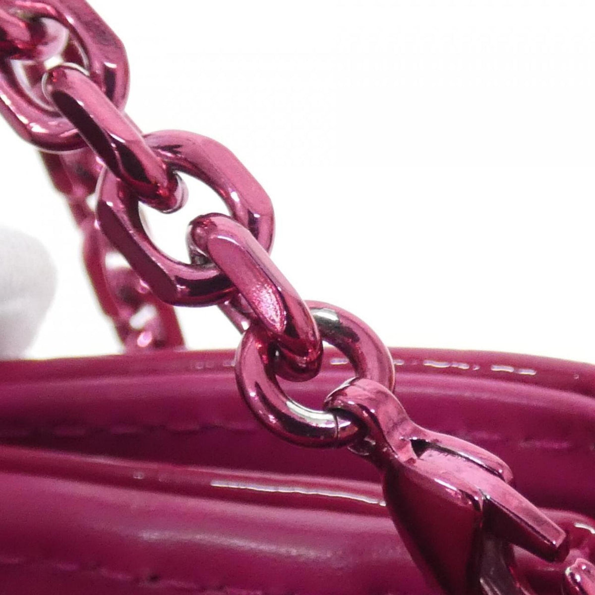 Christian Dior Pink Chain/Shoulder Wallet (Pre-Owned)
