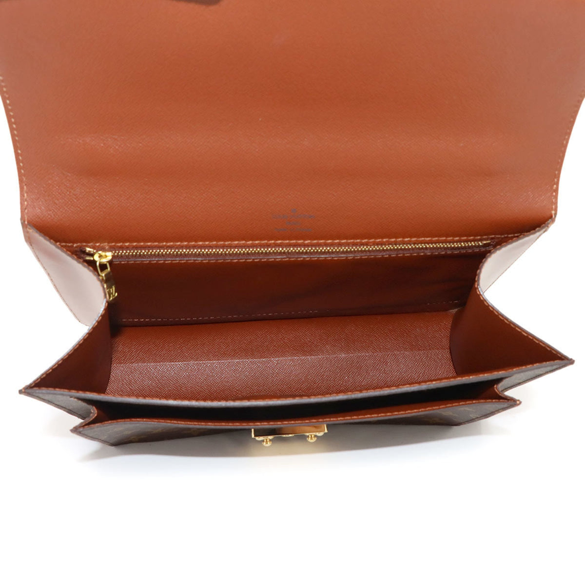 Louis Vuitton Brown Monogram Monogram Leather Handbag (Pre-Owned)