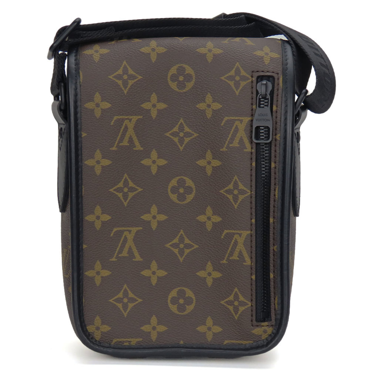 Louis Vuitton Monogram Macassar Black Brown Shoulder Bag (Pre-Owned)