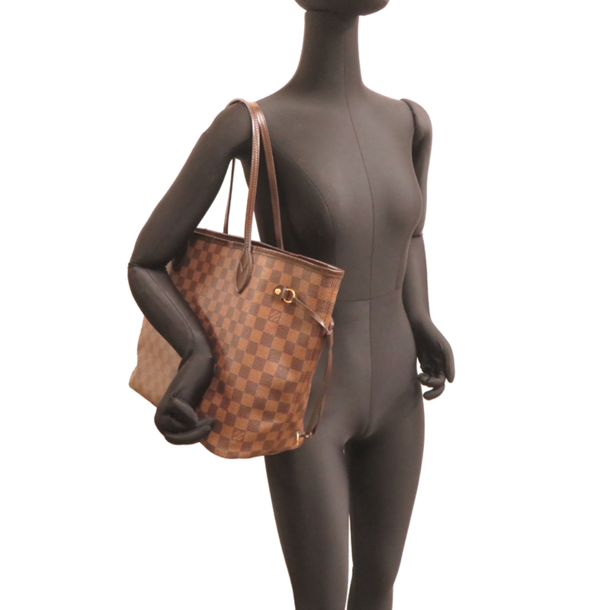 Louis Vuitton Brown Damier Canvas Tote Bag (Pre-Owned)
