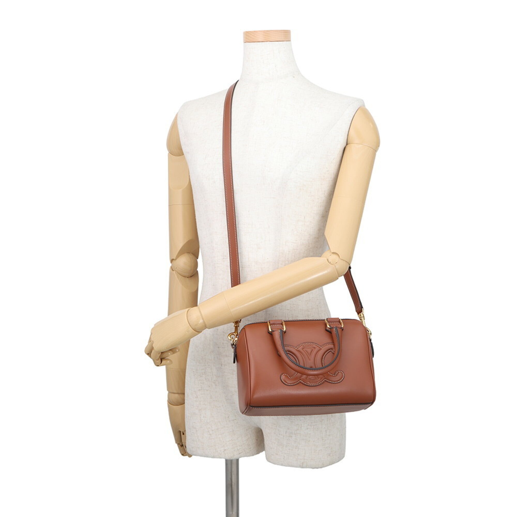 Celine Brown Leather Handbag (Pre-Owned)