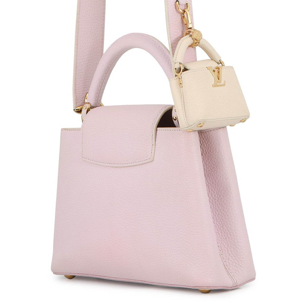 Louis Vuitton White Leather Handbag (Pre-Owned)