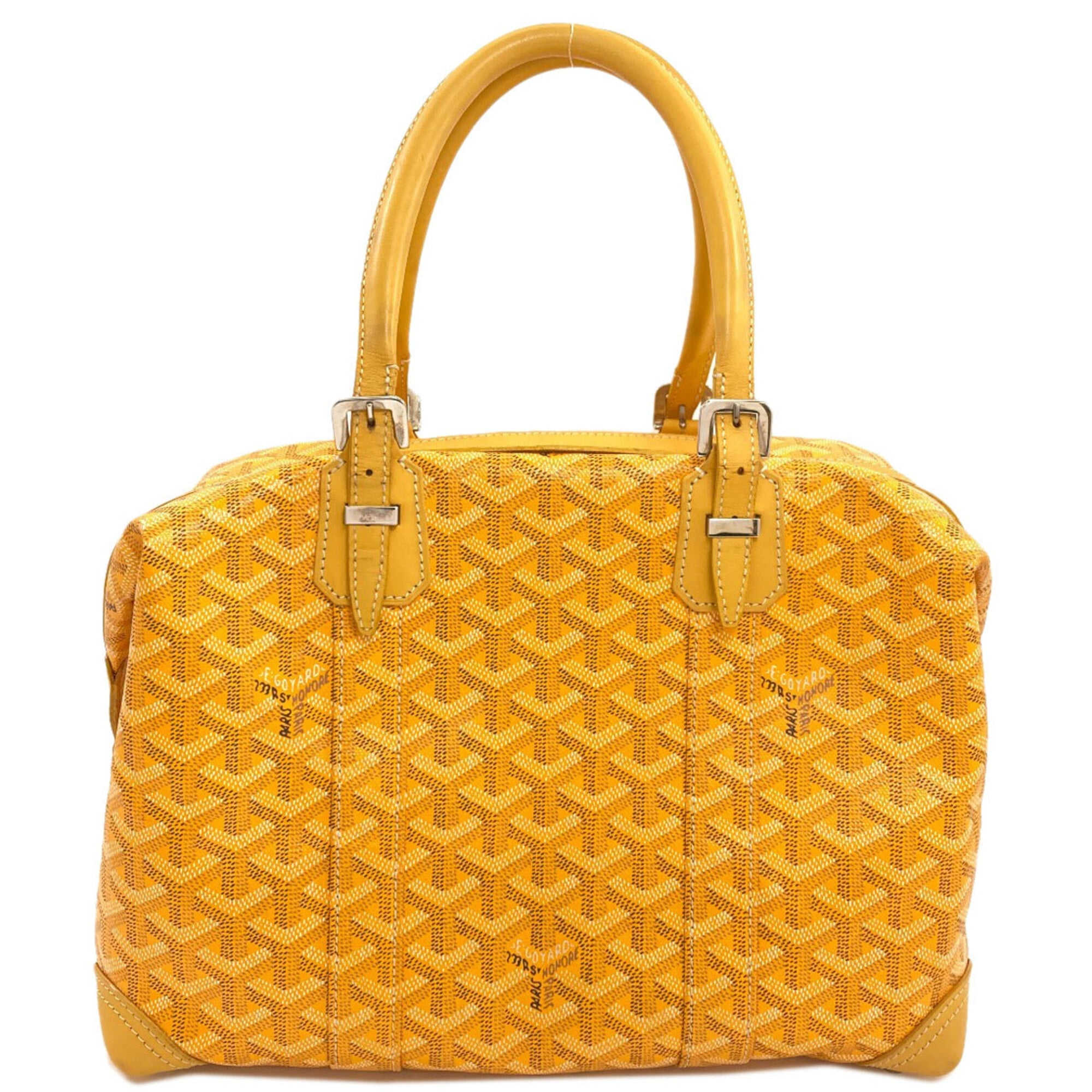 Goyard Yellow Pvc Boston Bag (Pre-Owned)
