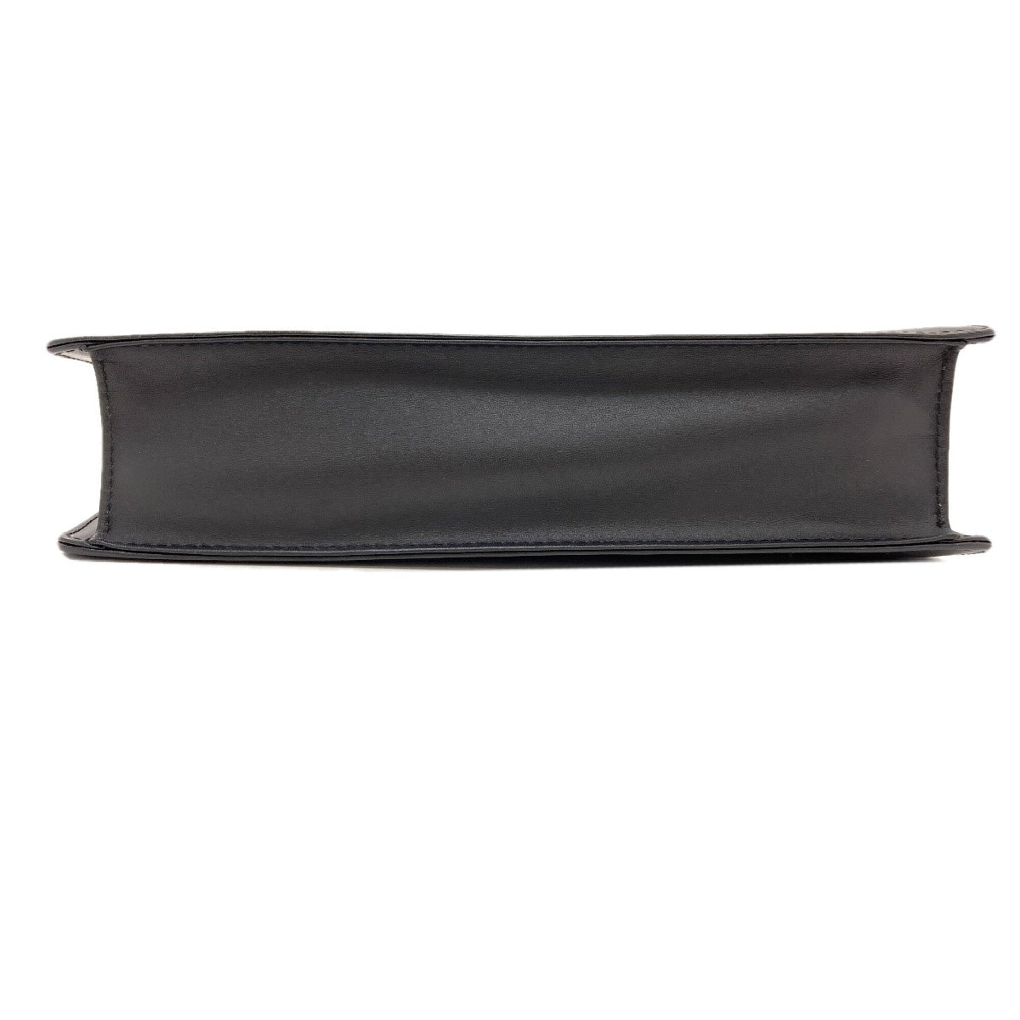 Dunhill Black Leather Clutch Bag (Pre-Owned)