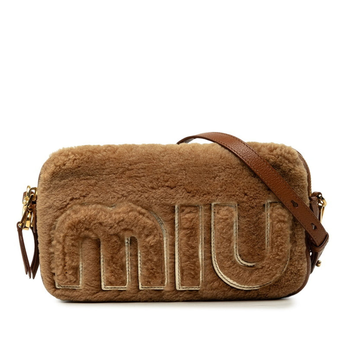 Miu Miu Brown Leather Shoulder Bag (Pre-Owned)