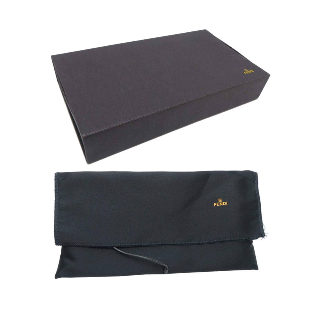 Fendi Brown Canvas Leather Long Wallet (Bi-Fold) (Pre-Owned)