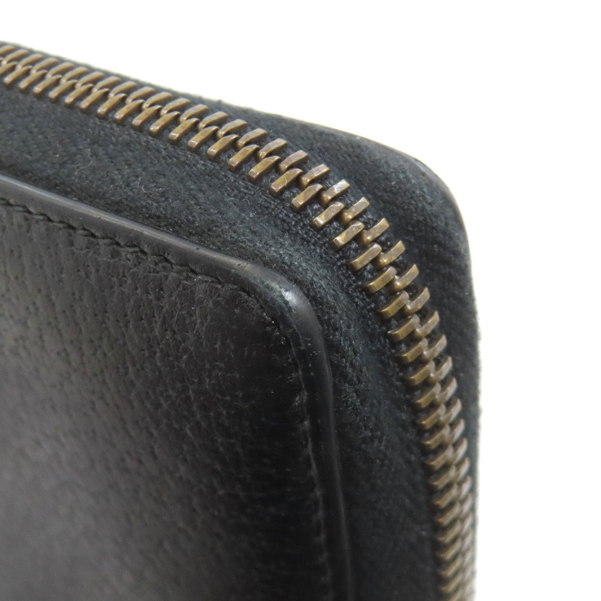 Gucci Black Leather Long Wallet (Bi-Fold) (Pre-Owned)