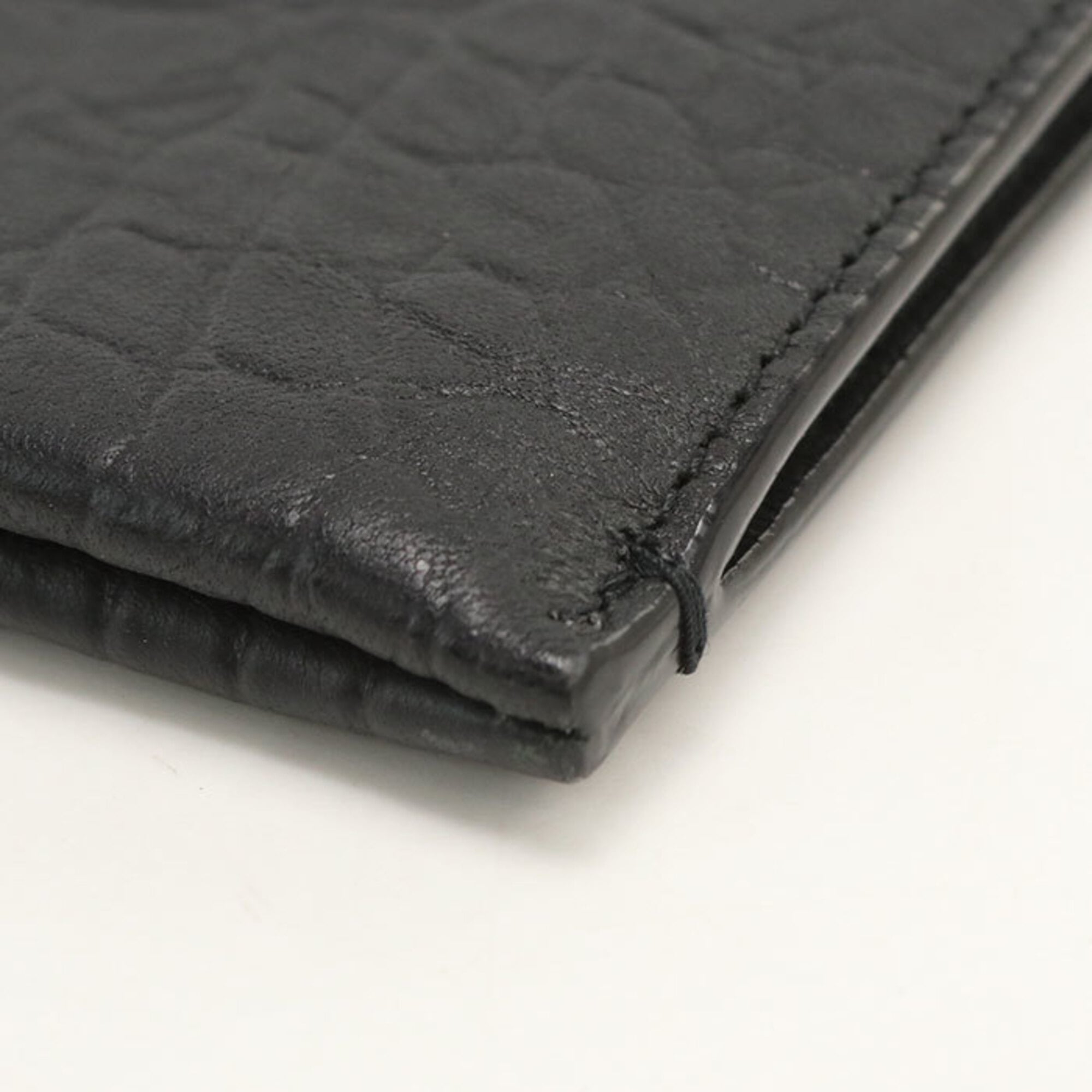 Saint Laurent Black Leather Clutch Bag (Pre-Owned)
