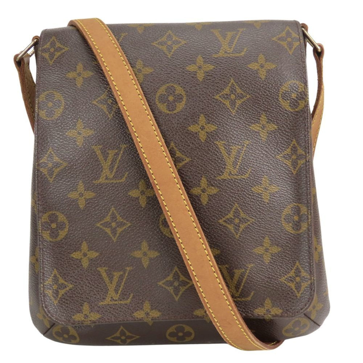 Louis Vuitton Brown Monogram Monogram Leather Shoulder Bag (Pre-Owned)