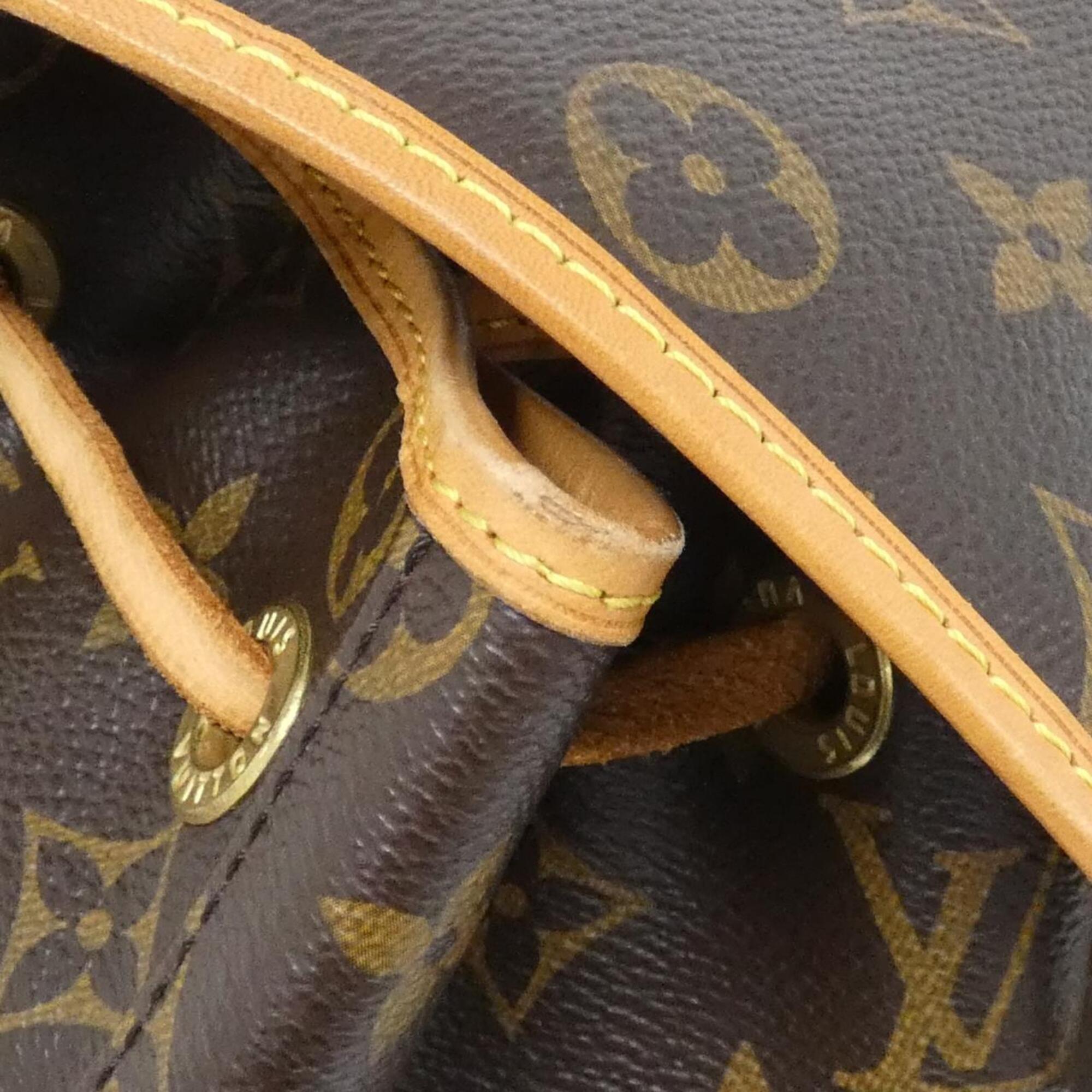 Louis Vuitton Brown Coated Canvas Backpack (Pre-Owned)
