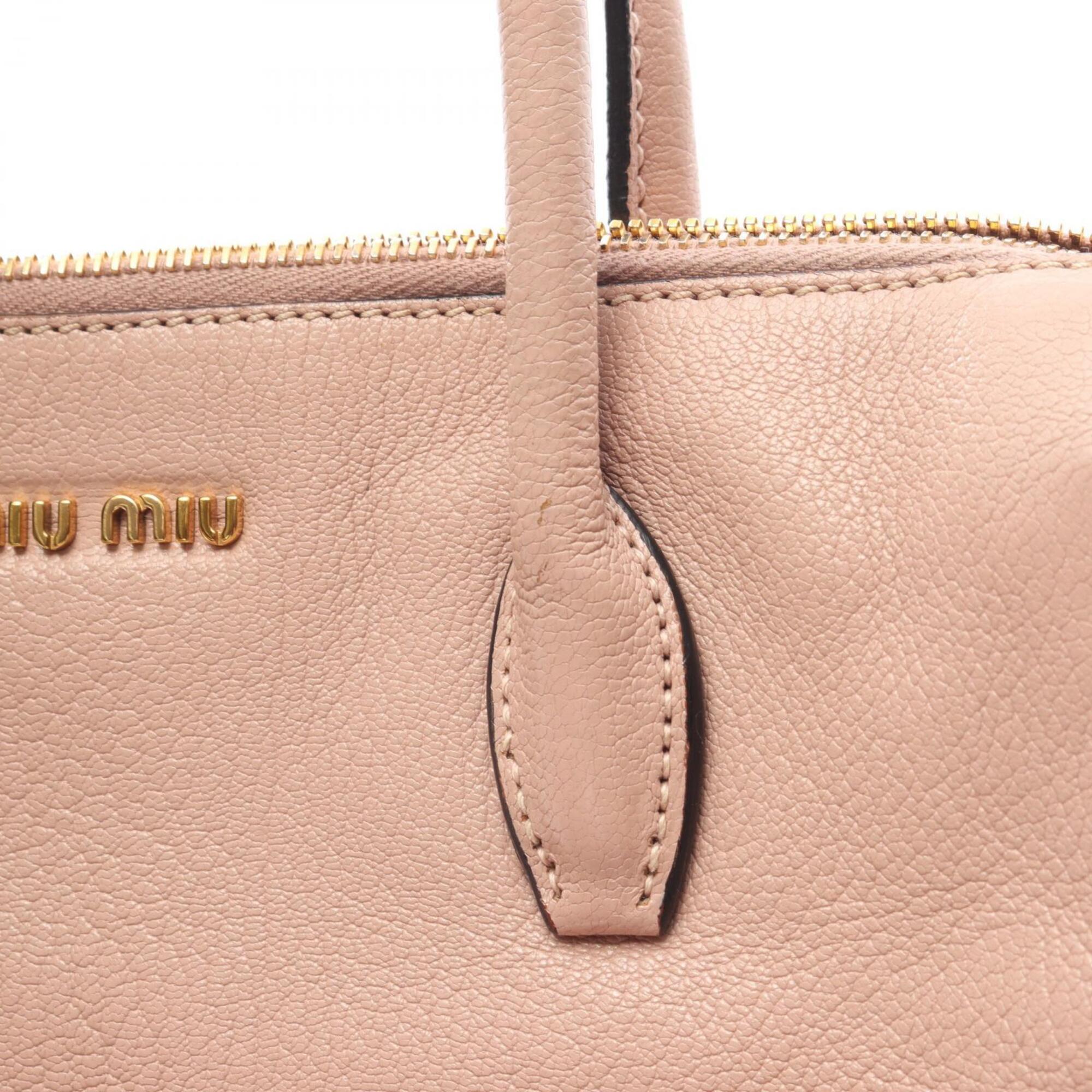 Miu Miu Pink Leather Handbag (Pre-Owned)