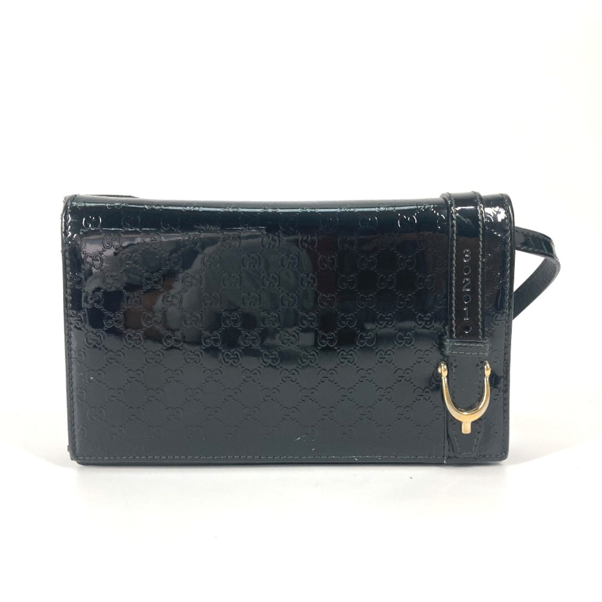 Gucci Black Patent Leather Shoulder Bag (Pre-Owned)