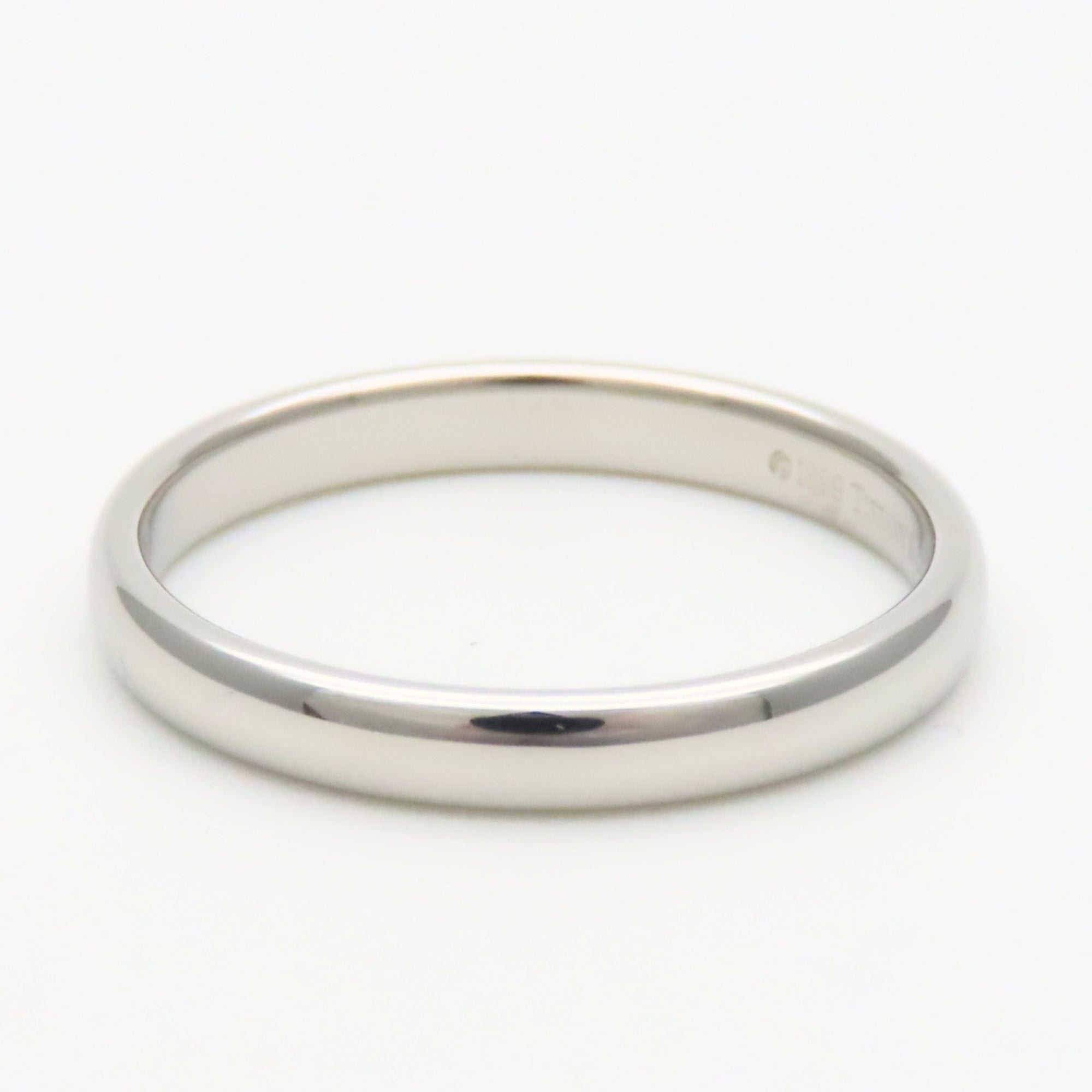 Tiffany Platinum Platinum 950 Band Ring (Pre-Owned)