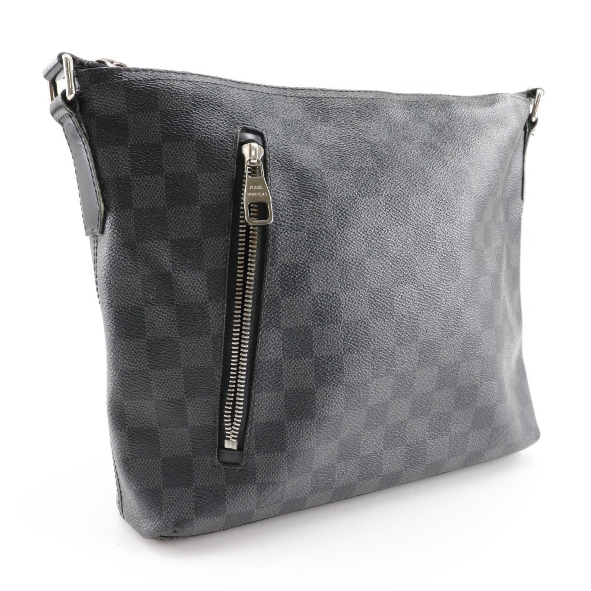 Louis Vuitton Black Damier Graphite Canvas Shoulder Bag (Pre-Owned)