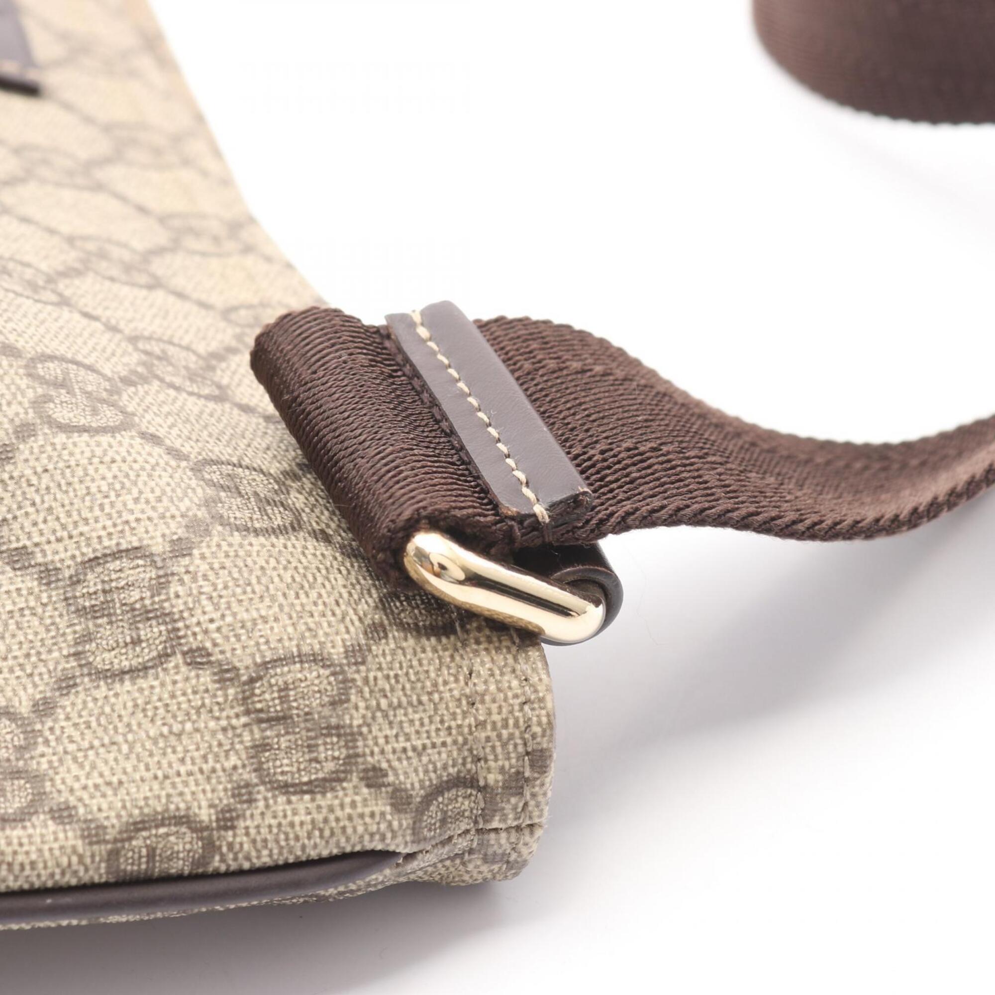 Gucci Beige Brown Pvc Leather Handbag Shoulder Bag (Pre-Owned)
