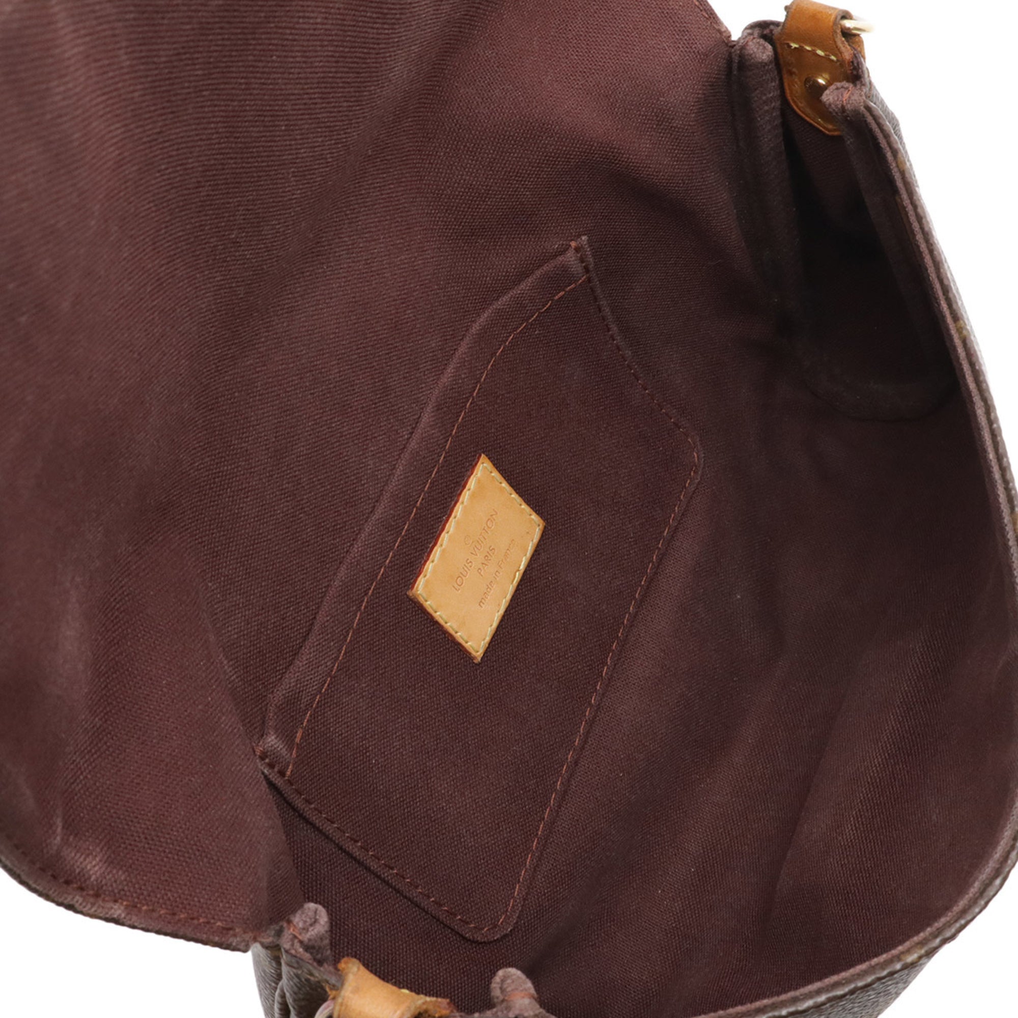Louis Vuitton Monogram Brown Monogram Clutch Bag Shoulder Bag (Pre-Owned)