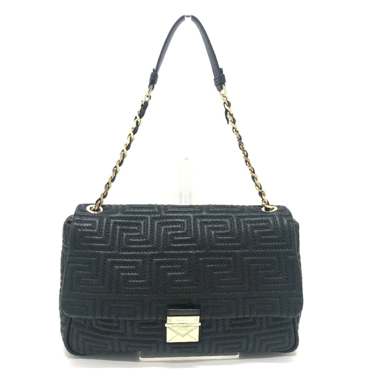 Valentino Black Leather Handbag Shoulder Bag (Pre-Owned)