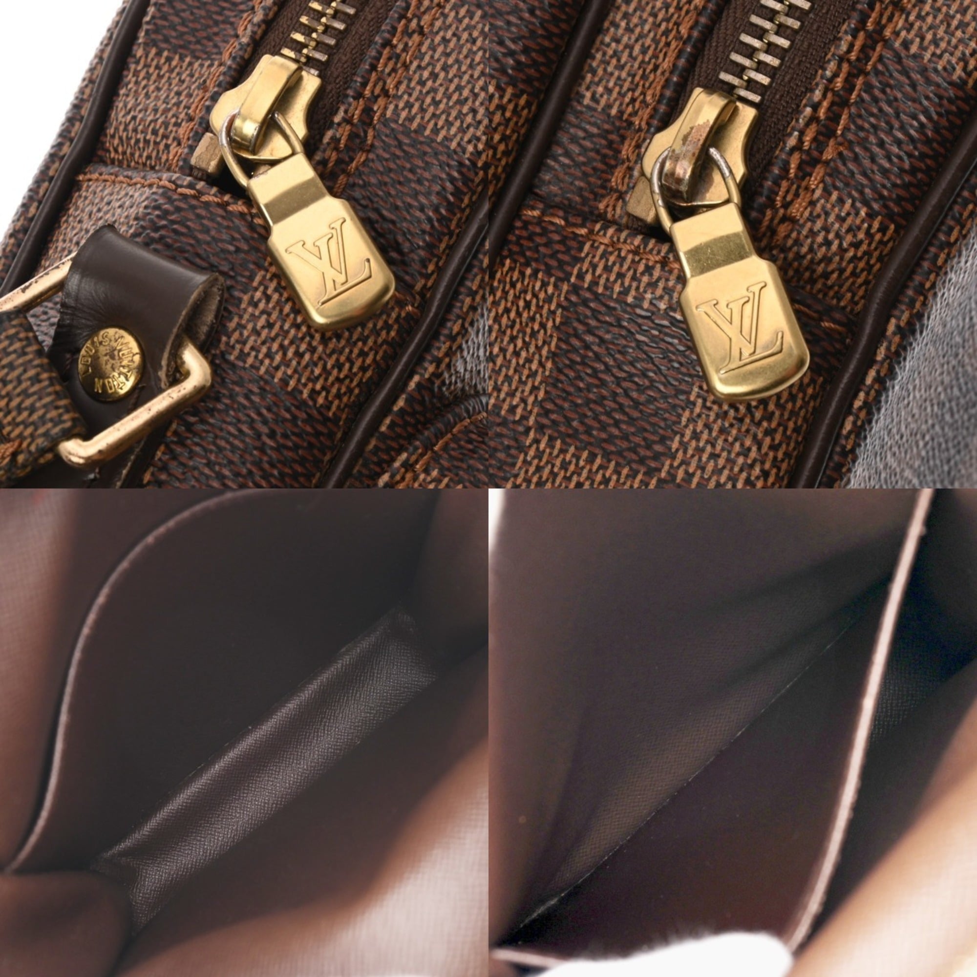 Louis Vuitton Brown Damier Canvas Shoulder Bag (Pre-Owned)
