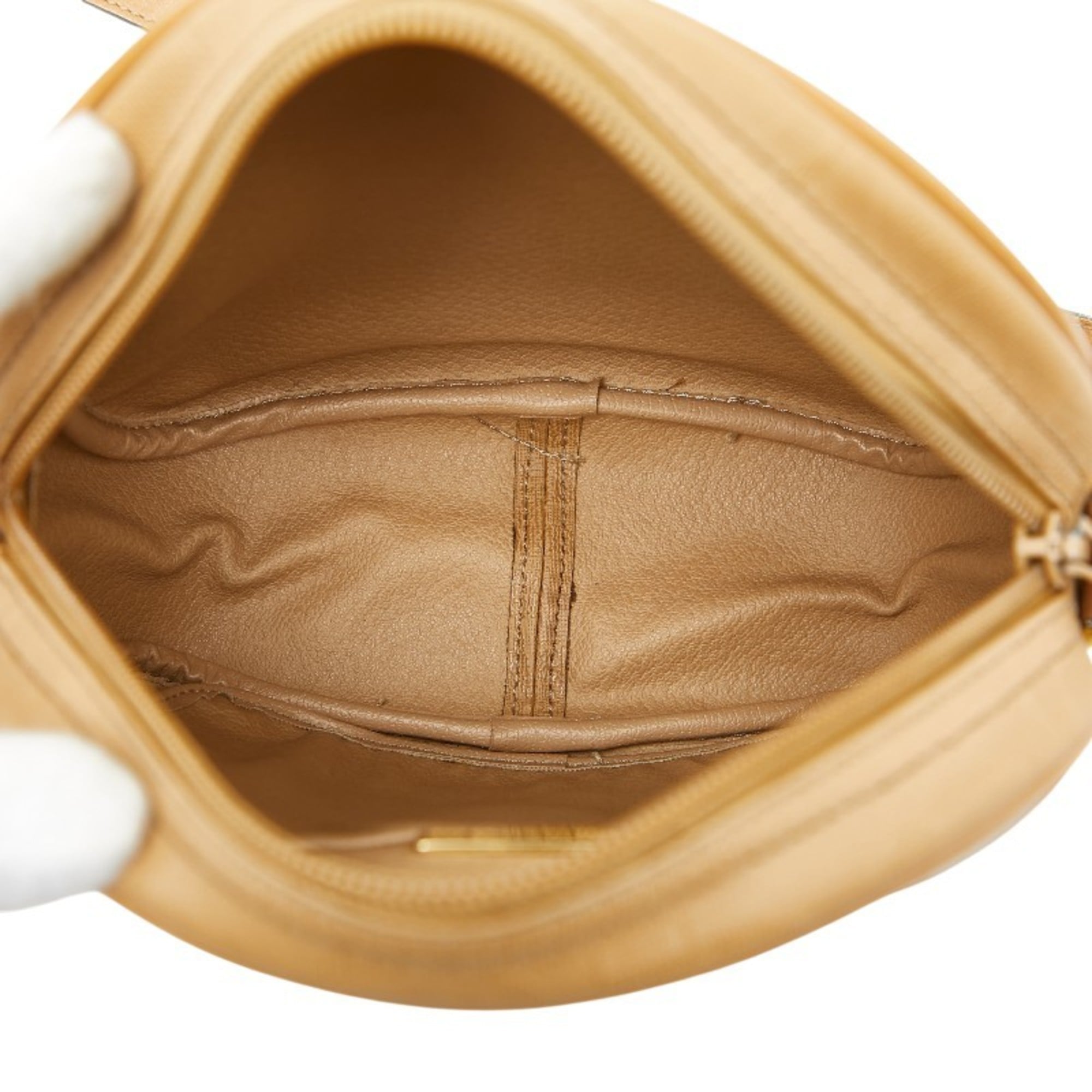 Christian Dior Brown Pvc Leather Shoulder Bag (Pre-Owned)