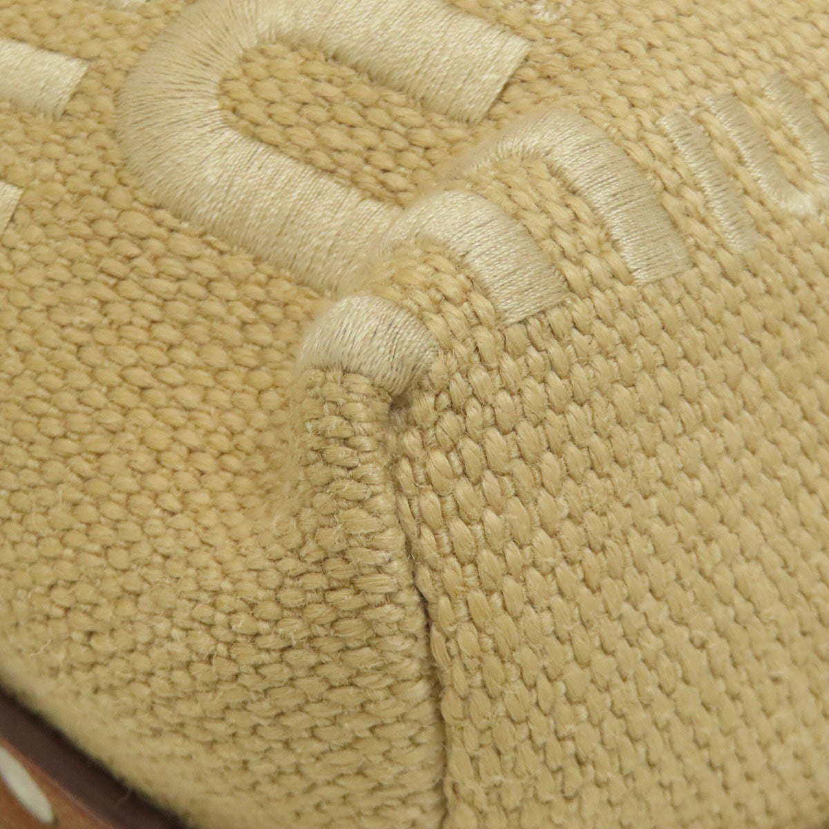 Miu Miu Brown Canvas Shoulder Bag (Pre-Owned)