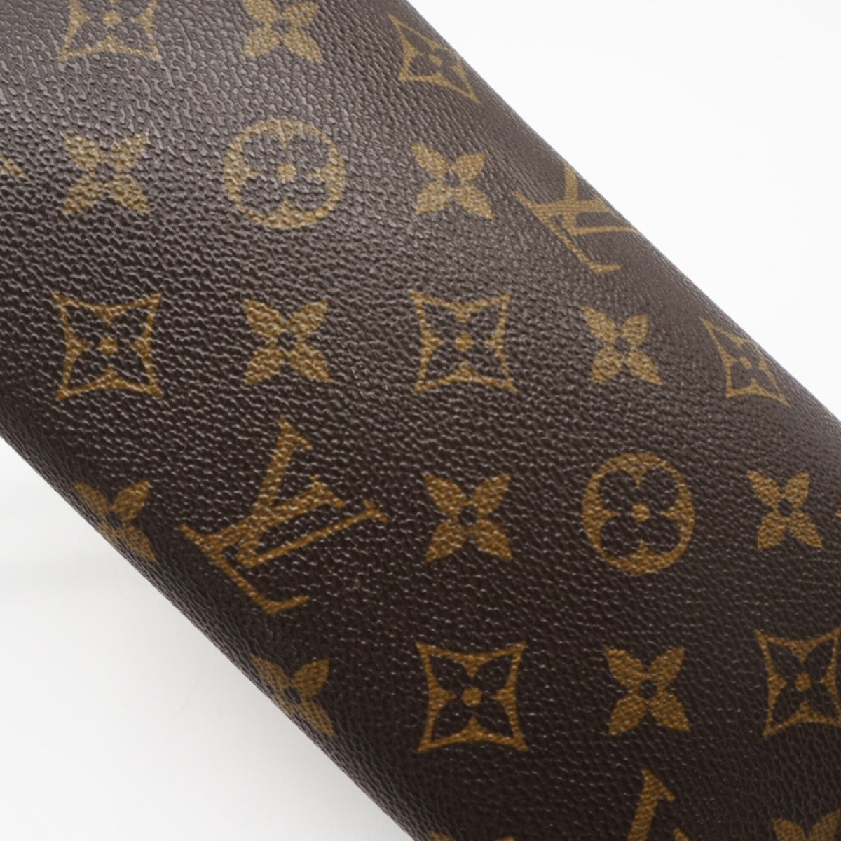 Louis Vuitton Brown Coated Canvas Leather Pochette Shoulder Bag (Pre-Owned)