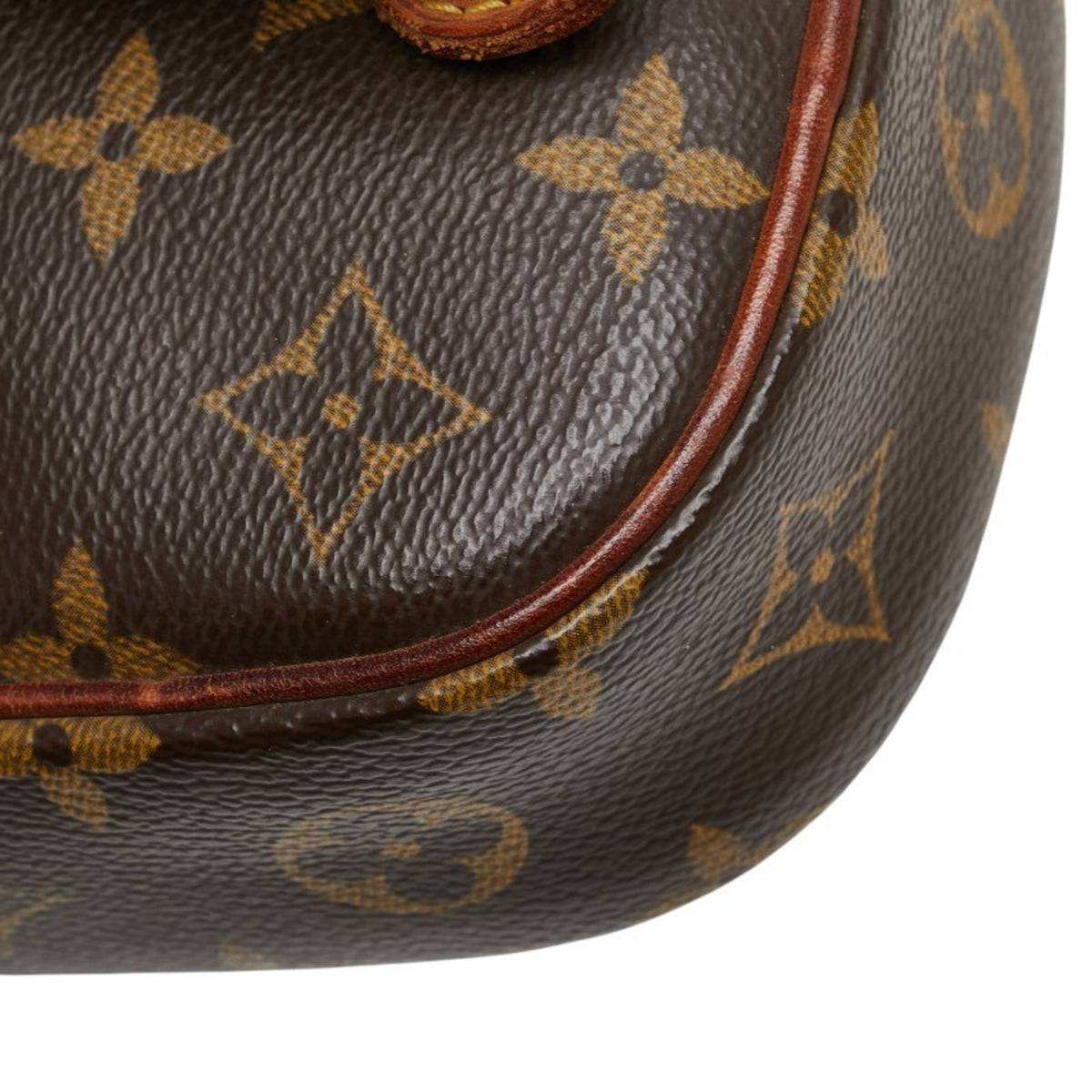 Louis Vuitton Monogram Brown Pvc Leather Sling Bag (Pre-Owned)