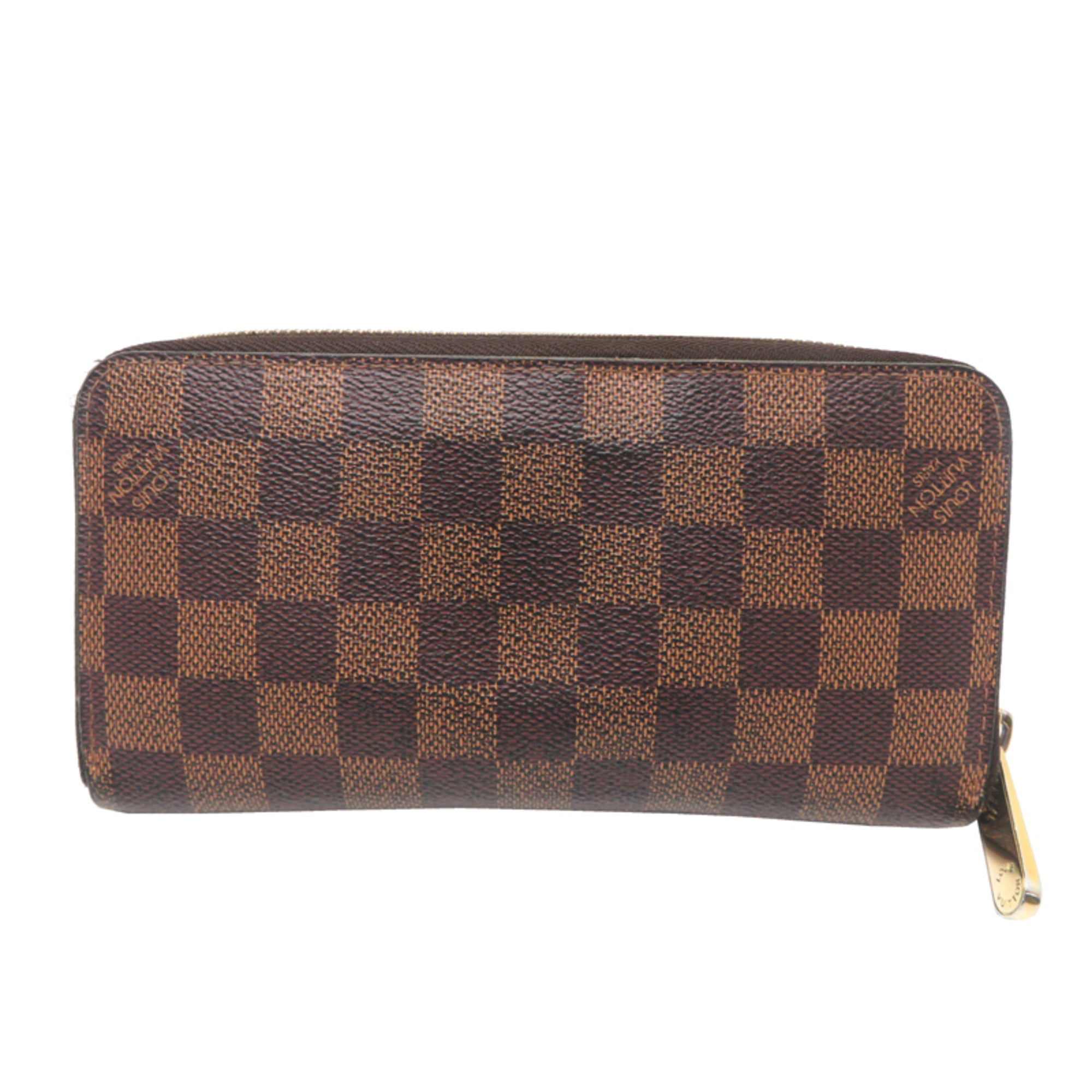 Louis Vuitton Brown Damier Canvas Long Wallet (Bi-Fold) (Pre-Owned)
