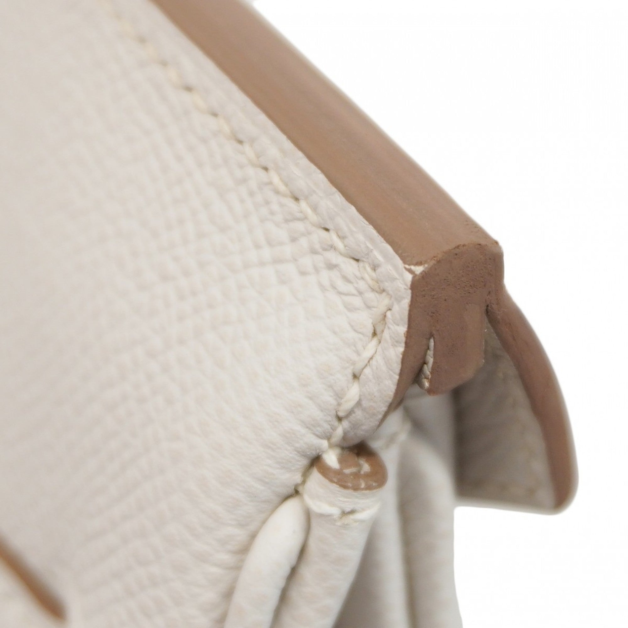 Hermes Silver Epsom Leather Handbag (Pre-Owned)