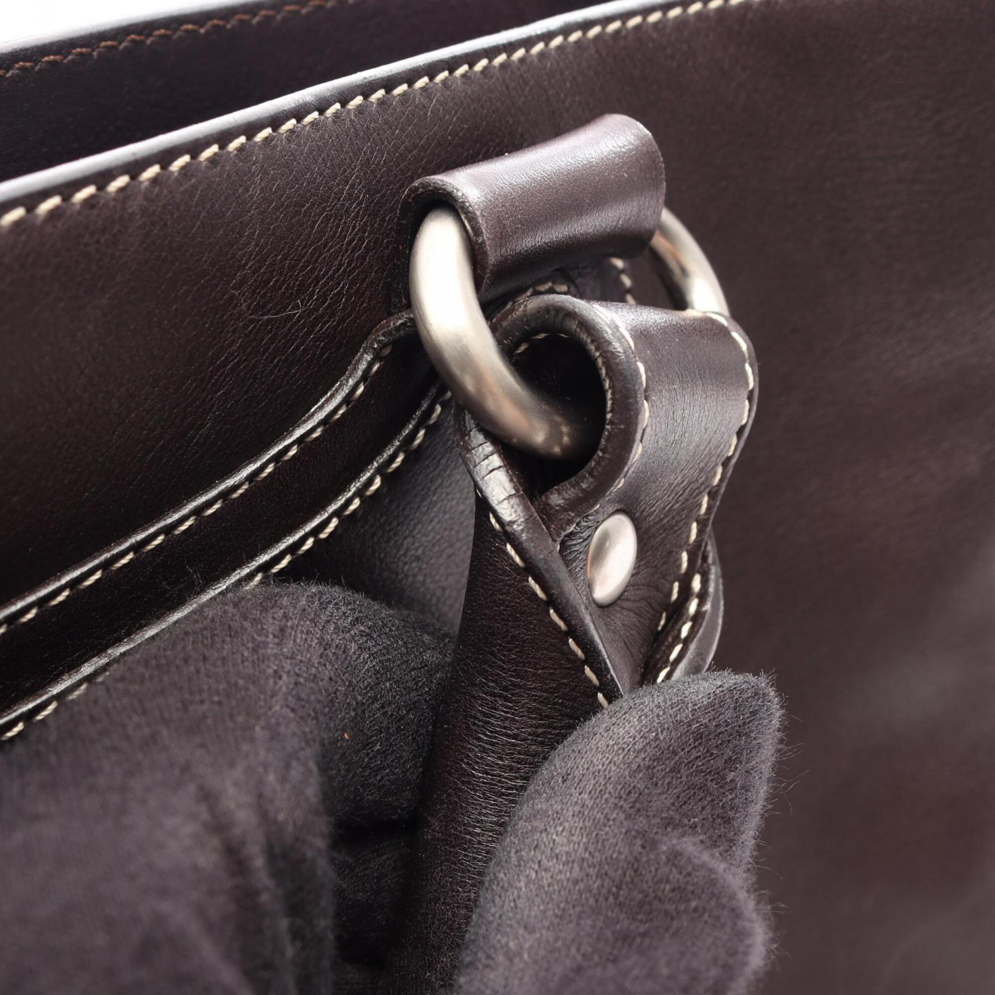Celine Brown Leather Handbag (Pre-Owned)
