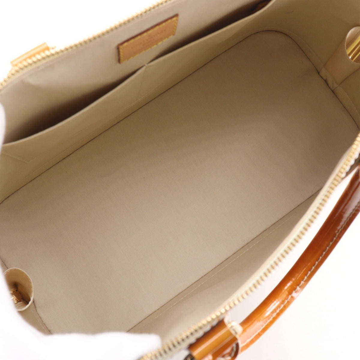Louis Vuitton Monogram Vernis Yellow Monogram Vernis Handbag (Pre-Owned)