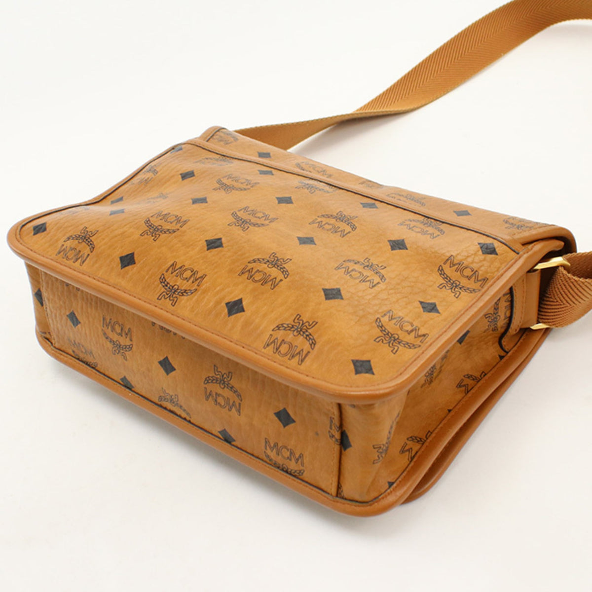 Mcm Brown Pvc Shoulder Bag (Pre-Owned)