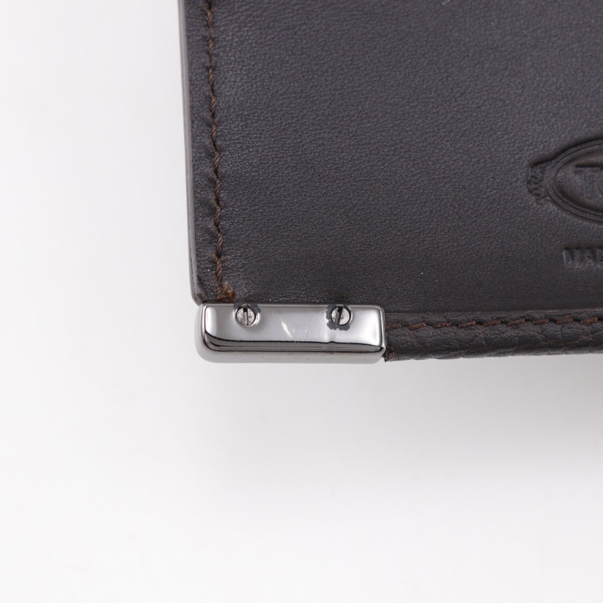 Tod's Brown Leather Wallet (Bi-Fold) (Pre-Owned)