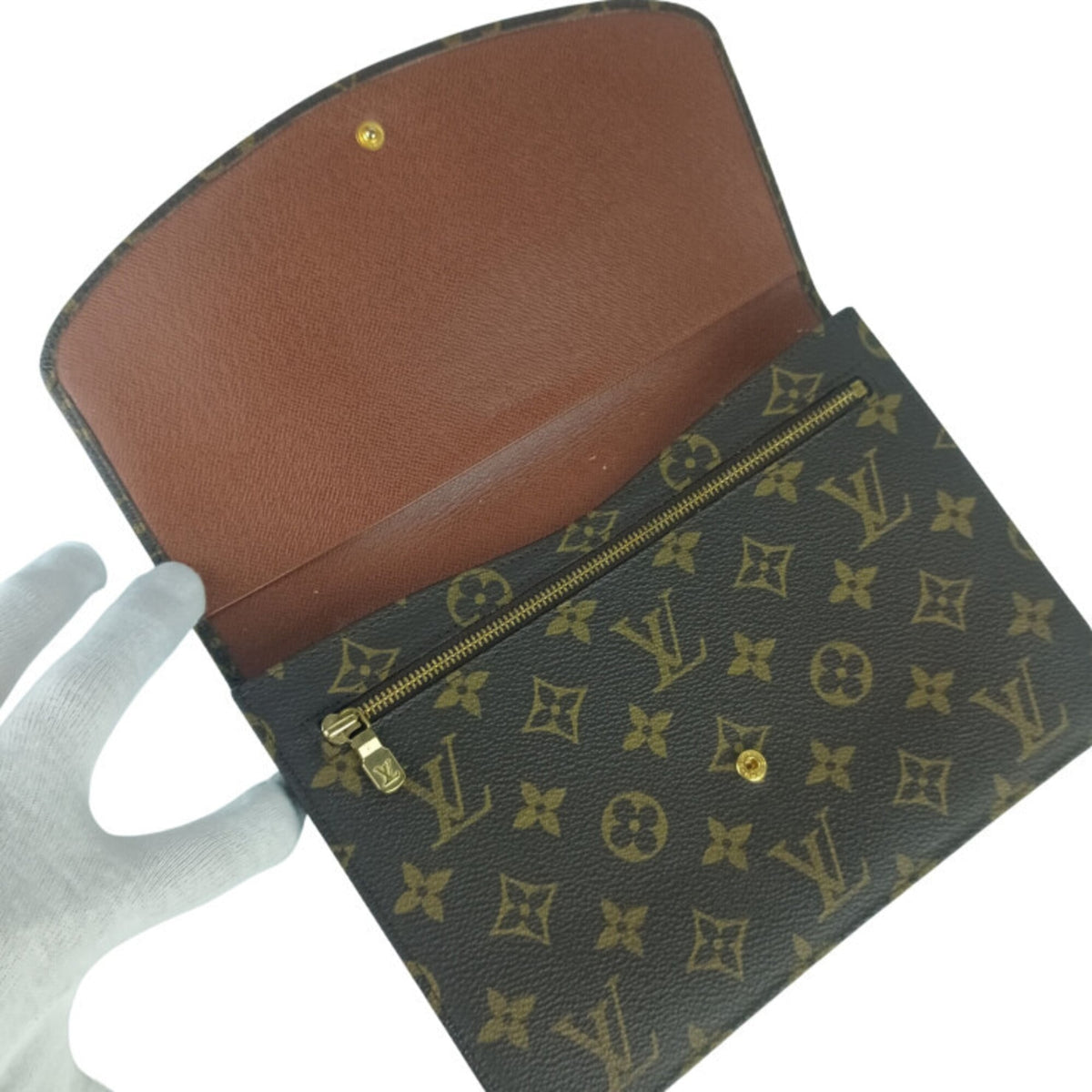 Louis Vuitton Brown Monogram Monogram Clutch Bag Pochette (Pre-Owned)