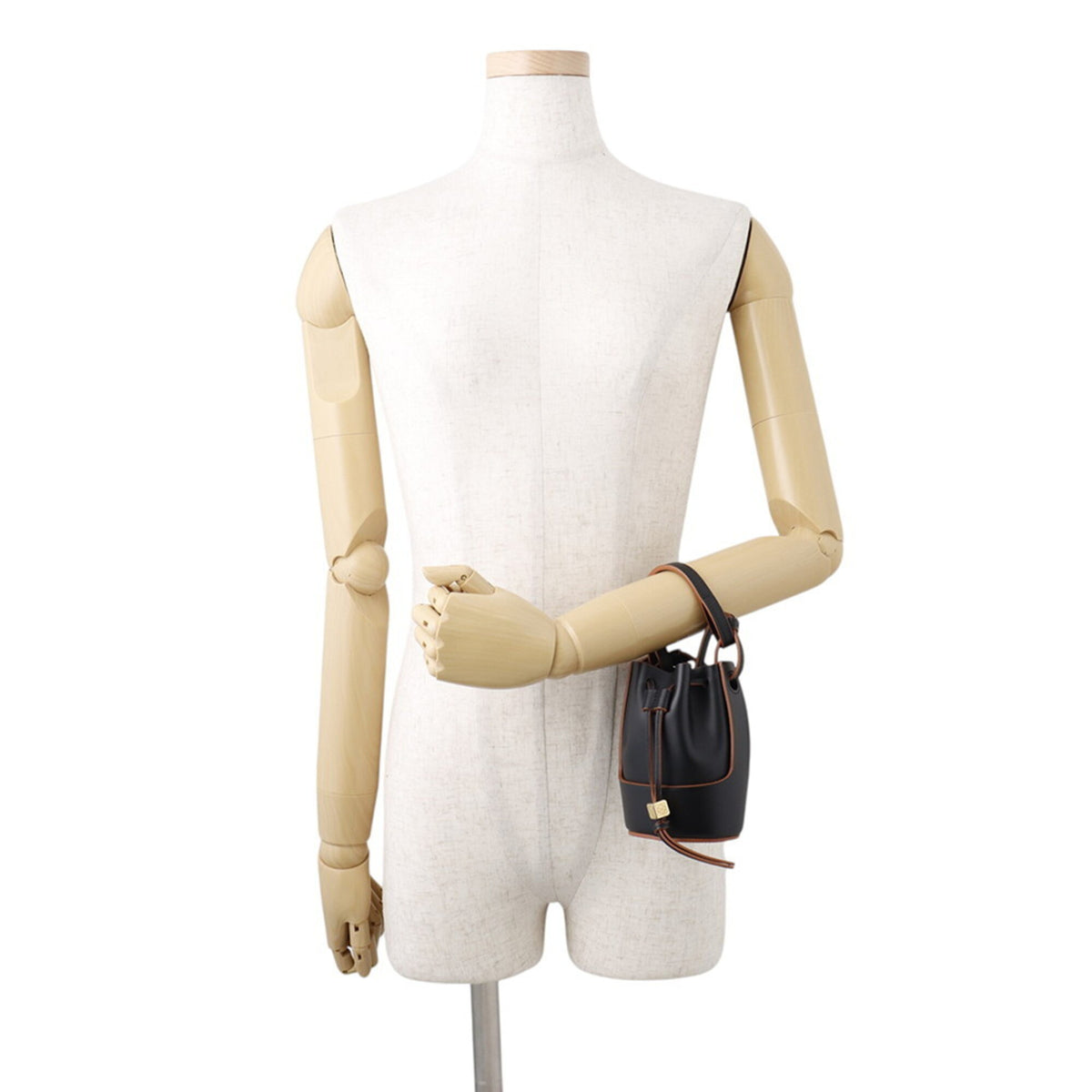 Loewe Black Brown Leather Shoulder Bag (Pre-Owned)