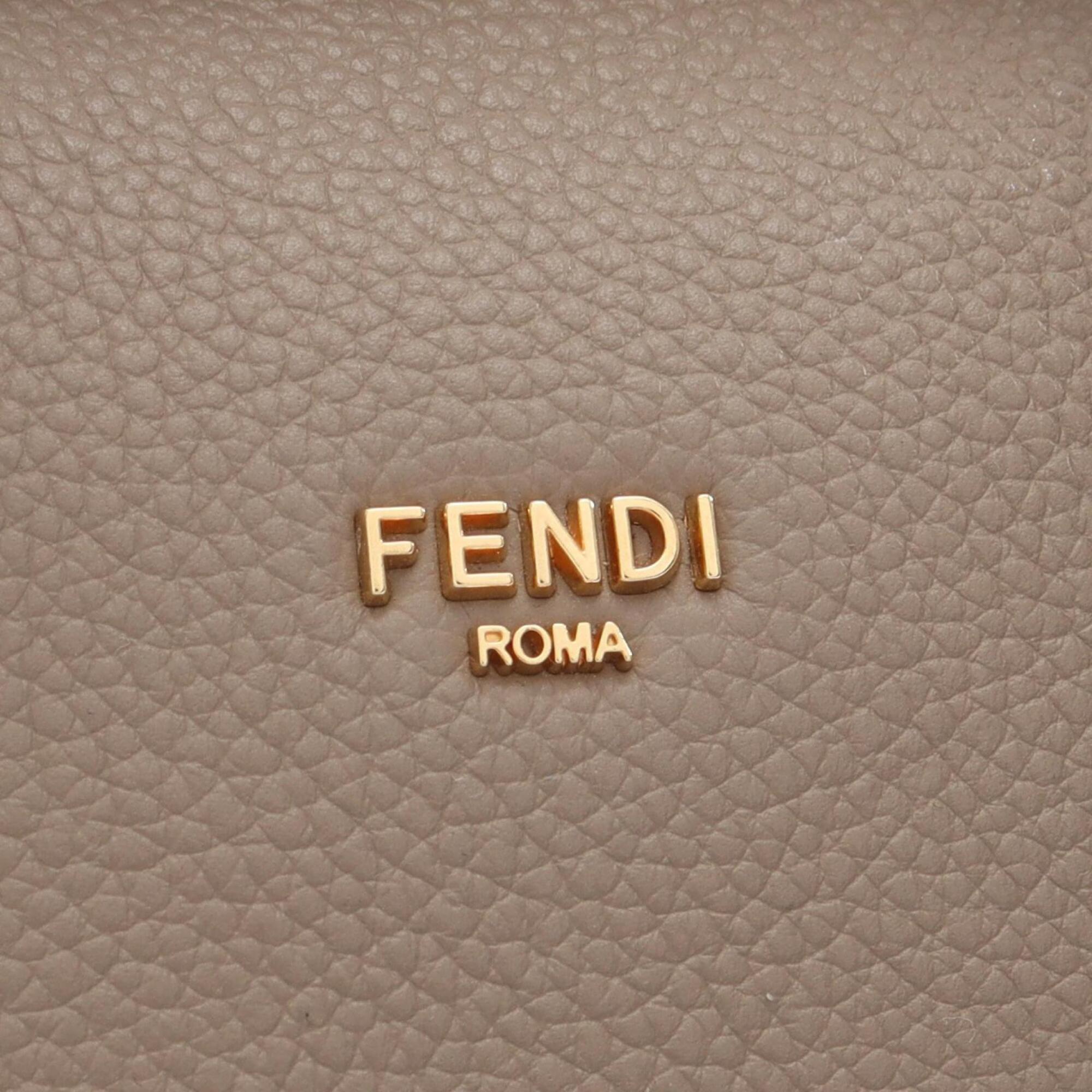 Fendi Beige Leather Handbag (Pre-Owned)