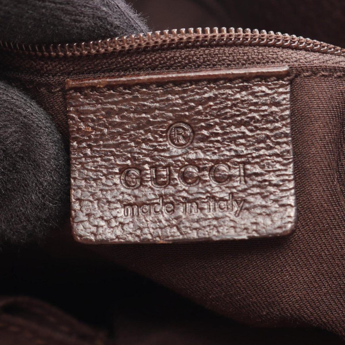 Gucci Beige Brown Gg Canvas Leather Handbag Tote Bag (Pre-Owned)
