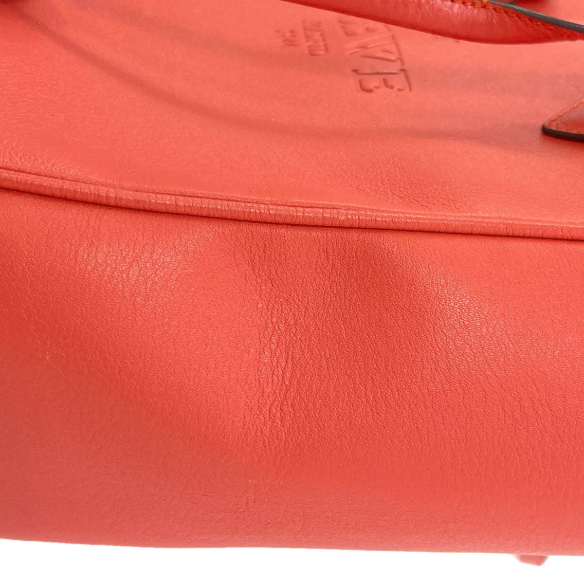 Loewe Red Color Leather Tote Bag (Pre-Owned)