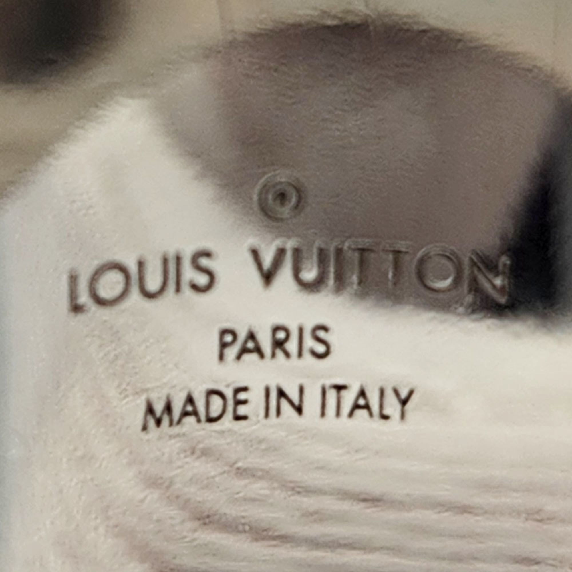 Louis Vuitton Silver Metal Band Ring (Pre-Owned)