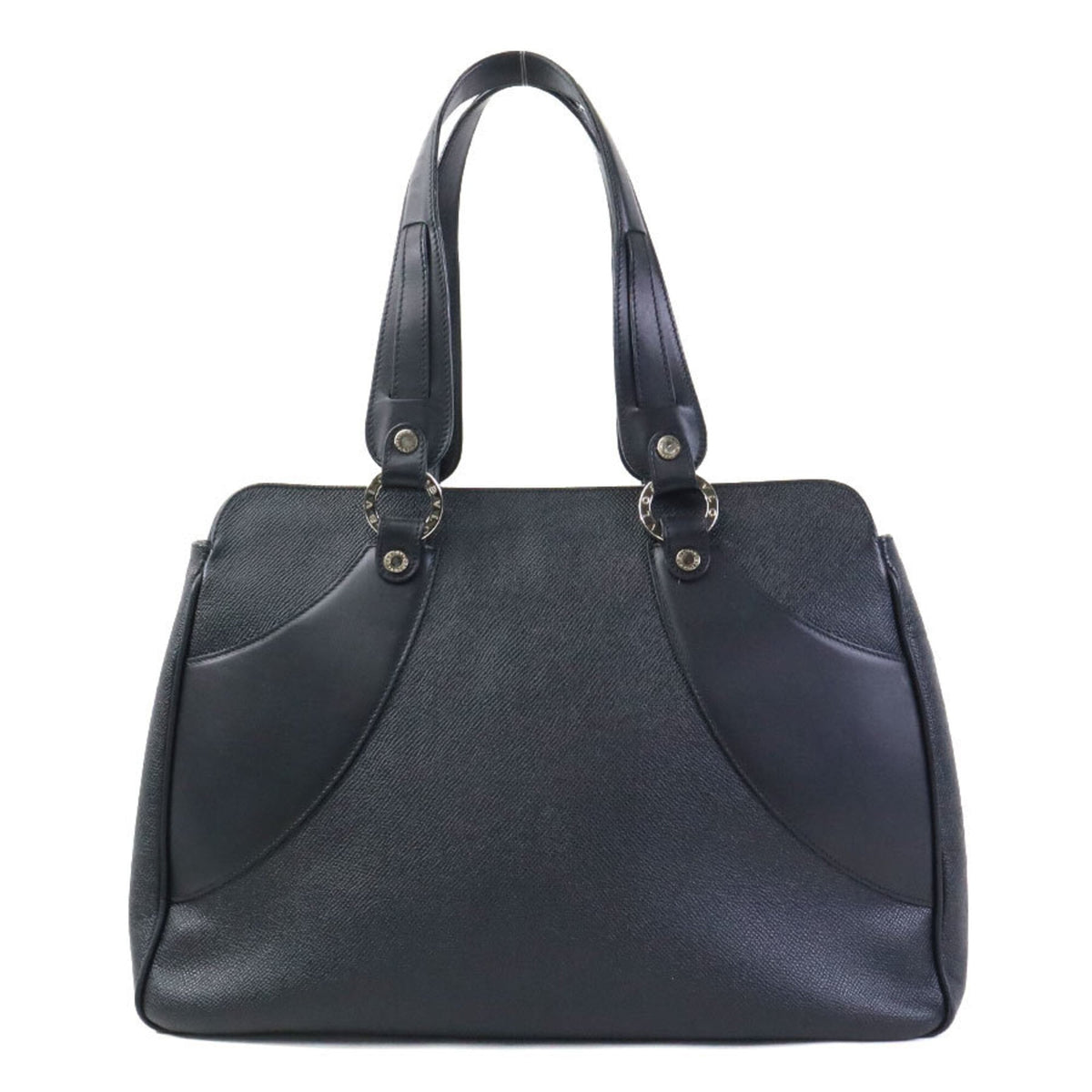 Bvlgari Black Leather Handbag (Pre-Owned)