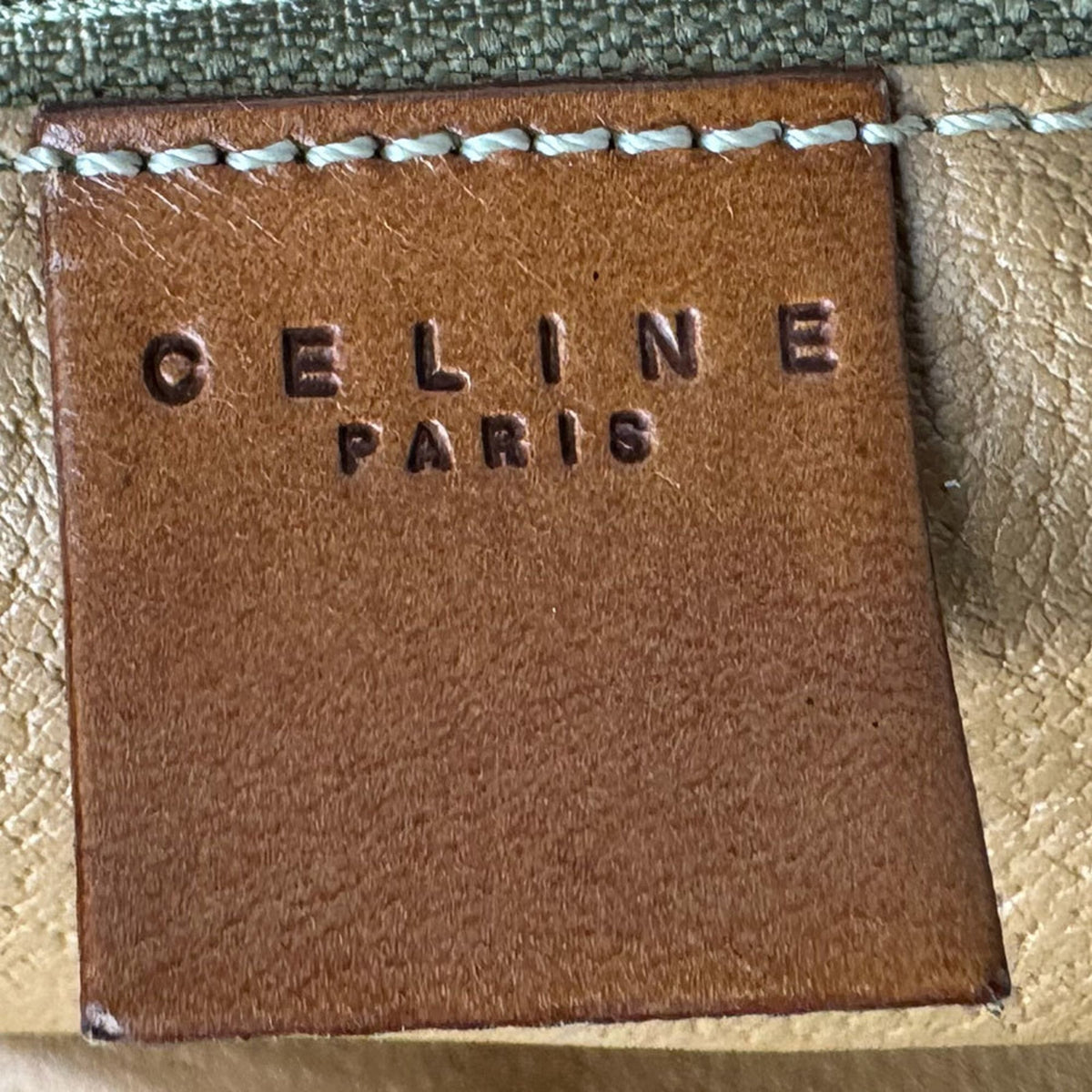 Celine Brown Pvc Handbag (Pre-Owned)