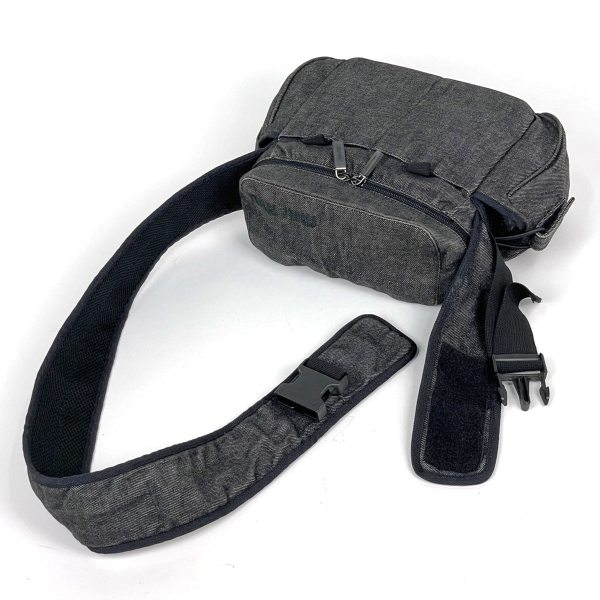 Miu Miu Black Denim Shoulder Bag (Pre-Owned)