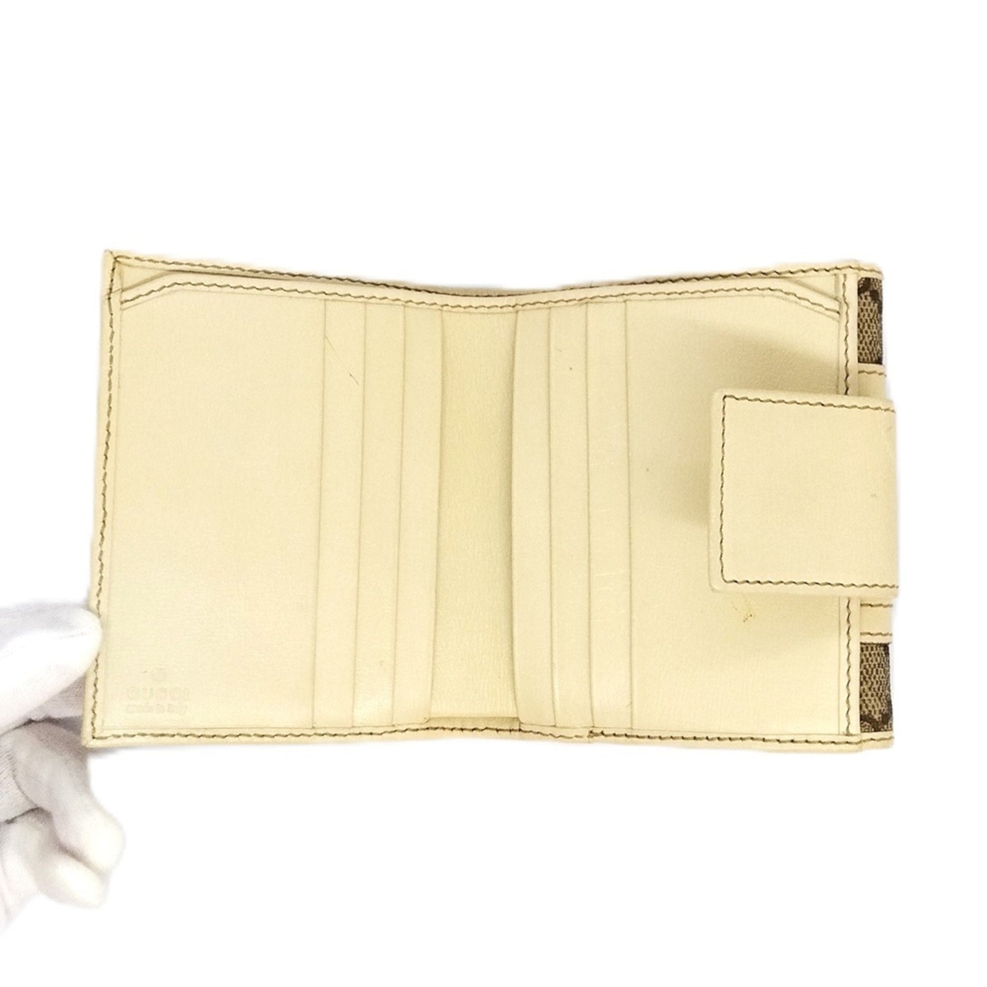 Gucci Beige Gg Plus Wallet (Bi-Fold) (Pre-Owned)