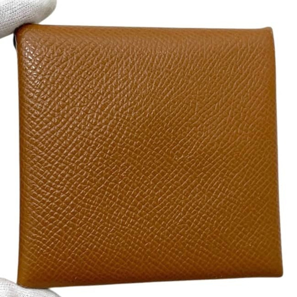 Hermes Brown Epsom Leather Coin Purse/Coin Case (Pre-Owned)