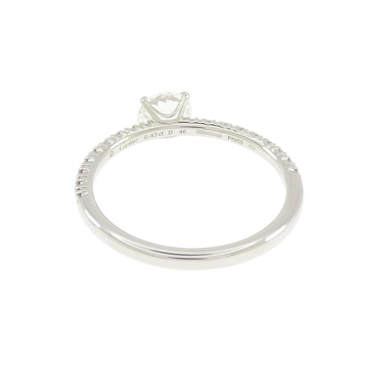 Cartier Platinum 950 Band Ring (Pre-Owned)